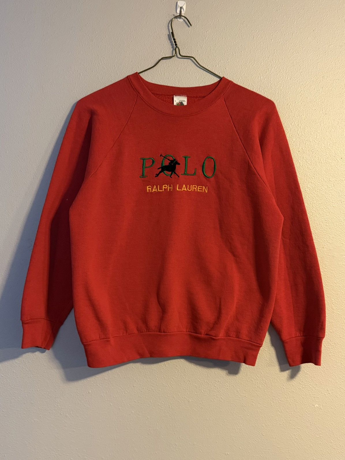 Fruit Of The Loom vtg 80s 90s polo ralph lauren bootleg raglan crewneck fits m Size US M / EU 48-50 / 2 - 1 Thumbnail