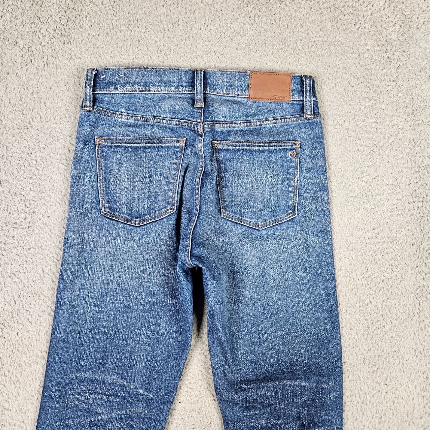 Madewell Madewell Jeans Skinny 9" High Riser Blue 27 Women Regular Size XS? Size 27" / US 4 / IT 40 - 4 Thumbnail