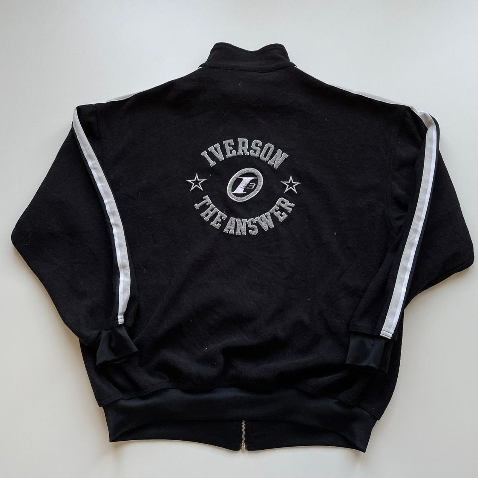 Reebok Vintage Reebok Iverson The Answer Sweater Jacket Small Black Size US L / EU 52-54 / 3 - 1 Thumbnail