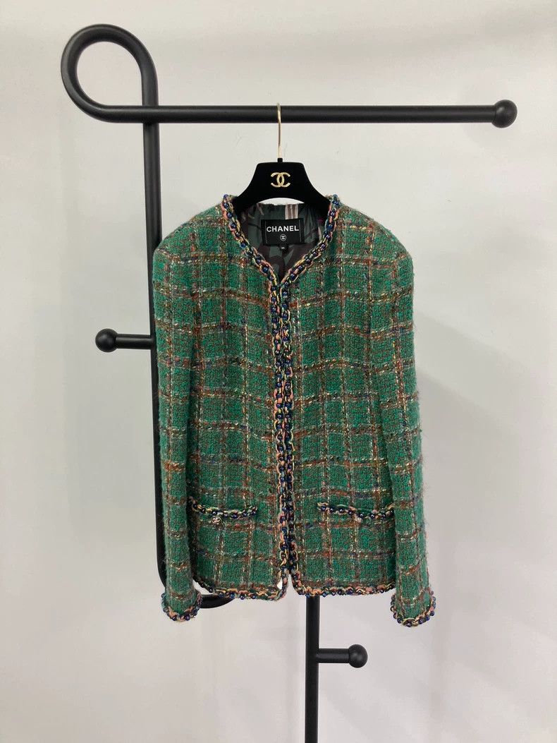 Chanel Chanel 23A Dakar Series Green Jacket Size XXS / US 00 / IT 34 - 1 Thumbnail