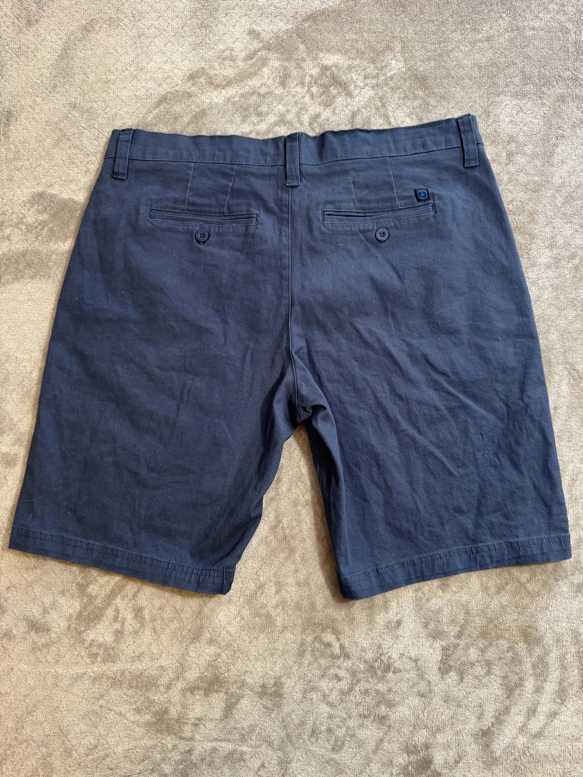Designer NWT Monument Men's Shorts Size 36 Flat Front Chino Size US 36 / EU 52 - 4 Thumbnail