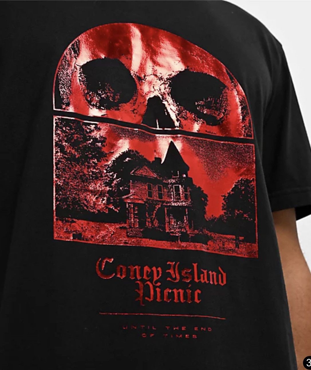 Zumiez Zumiez Coney Island Picnic End Of Times Black T-Shirt Size US XL / EU 56 / 4 - 2 Thumbnail