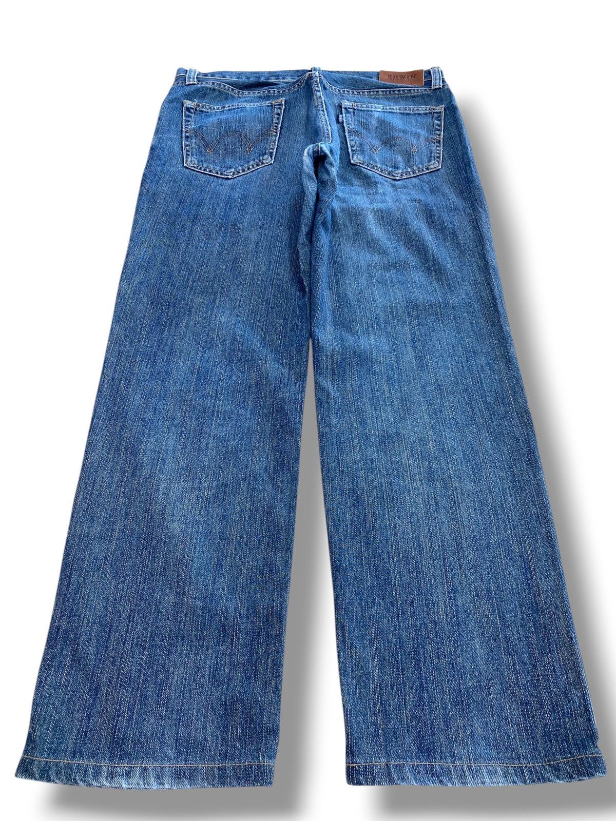 Edwin Edwin Blue Wash Style Loose Jeans Size US 34 / EU 50 - 3 Thumbnail