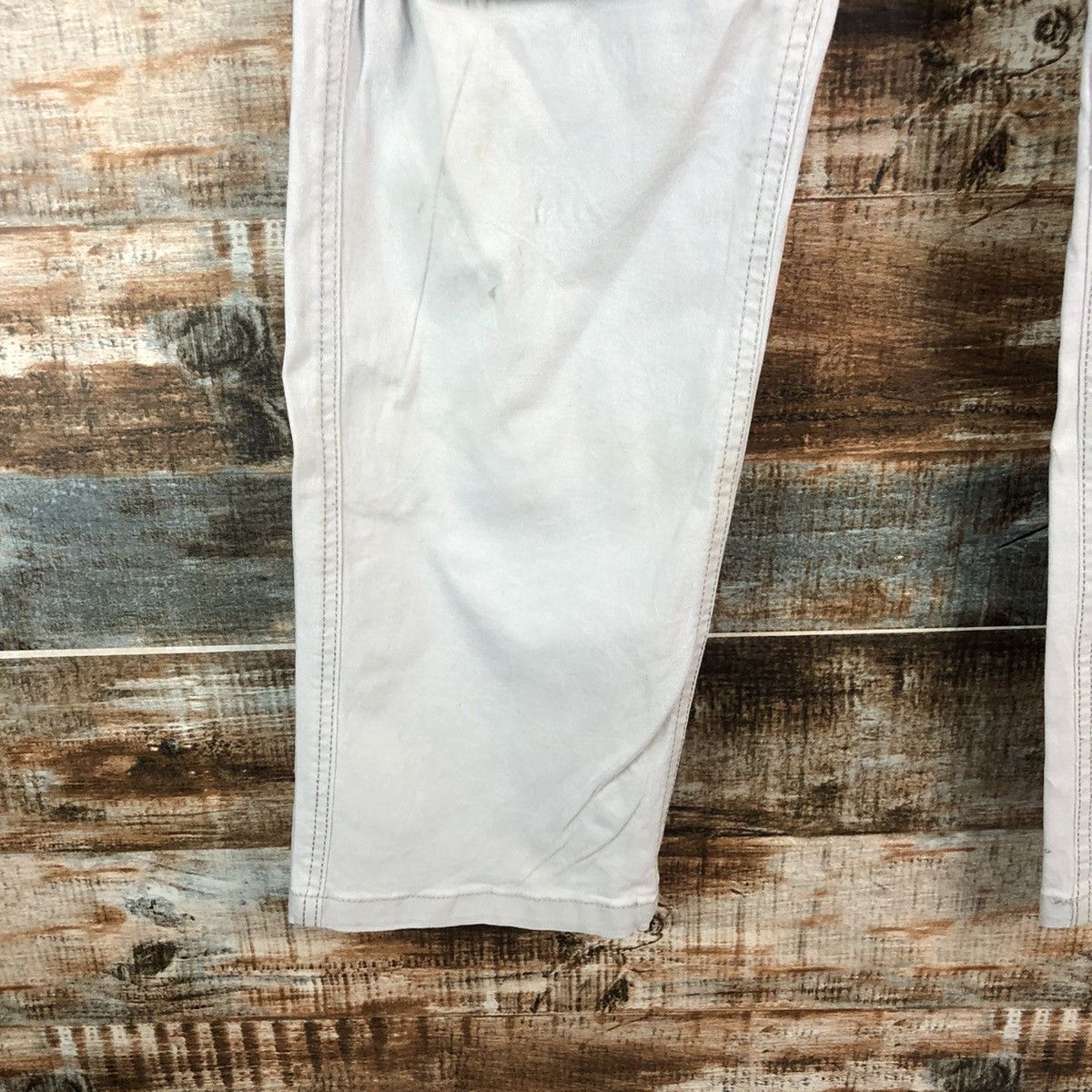 Japanese Brand Geride White Cargo utility Multipocket Pants #A1922 Size US 31 - 11 Thumbnail