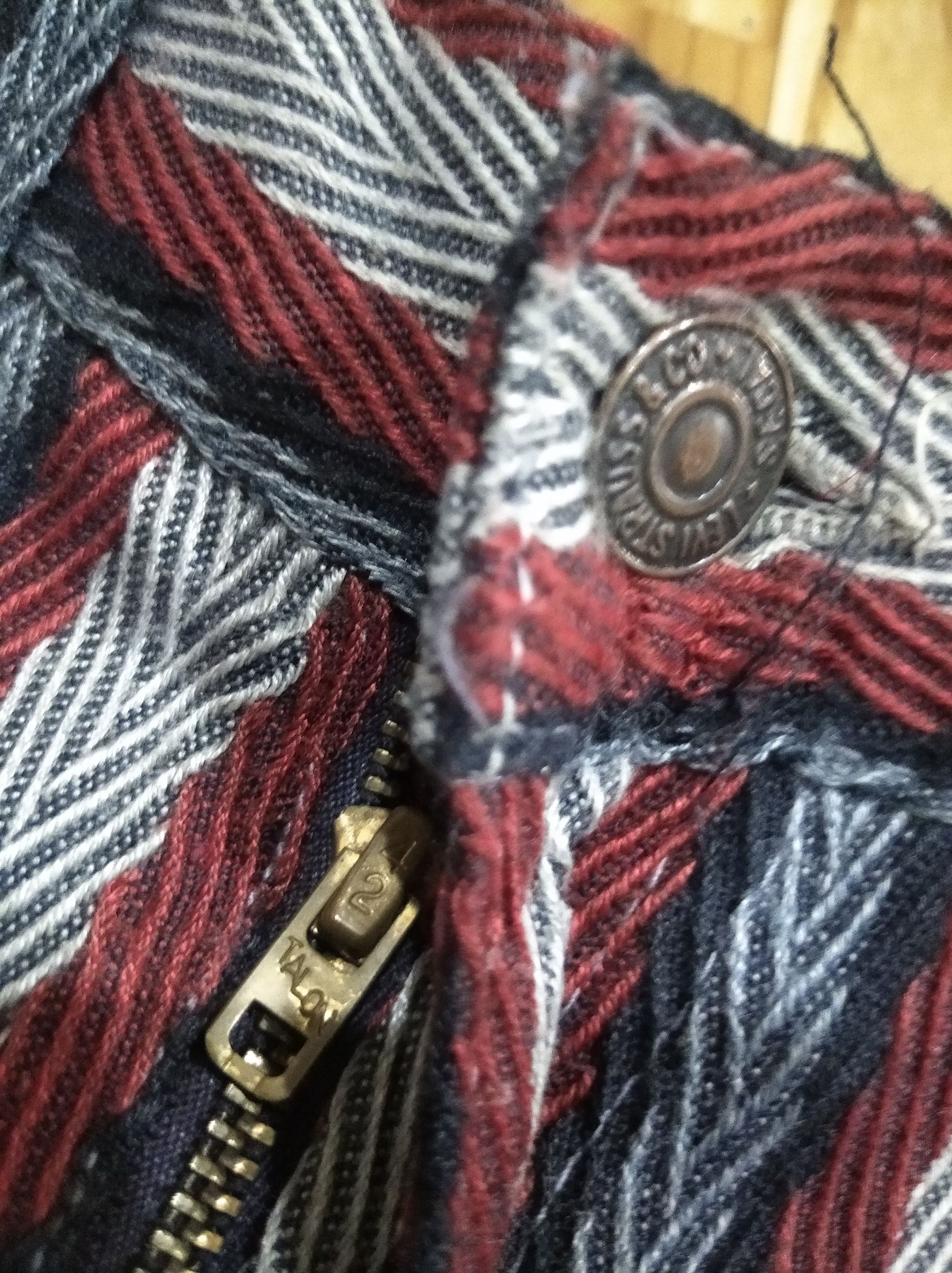 Levi's × Vintage Rare Levi's sta prest multi colour pants Size US 30 / EU 46 - 6 Thumbnail