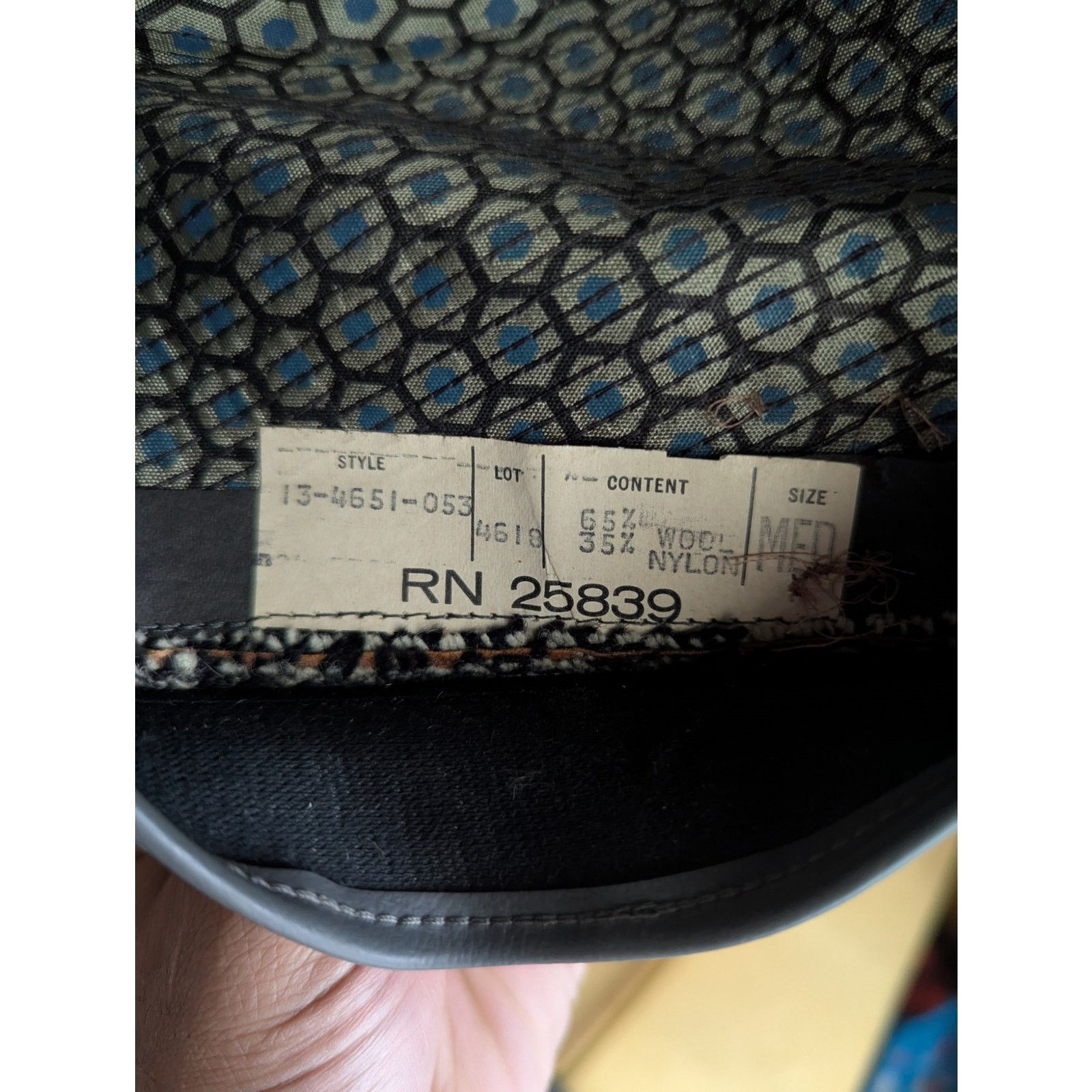 Other 1950's Fedora Hat Corporation of America Knox Med 7-7 1/4 Size ONE SIZE - 7 Thumbnail