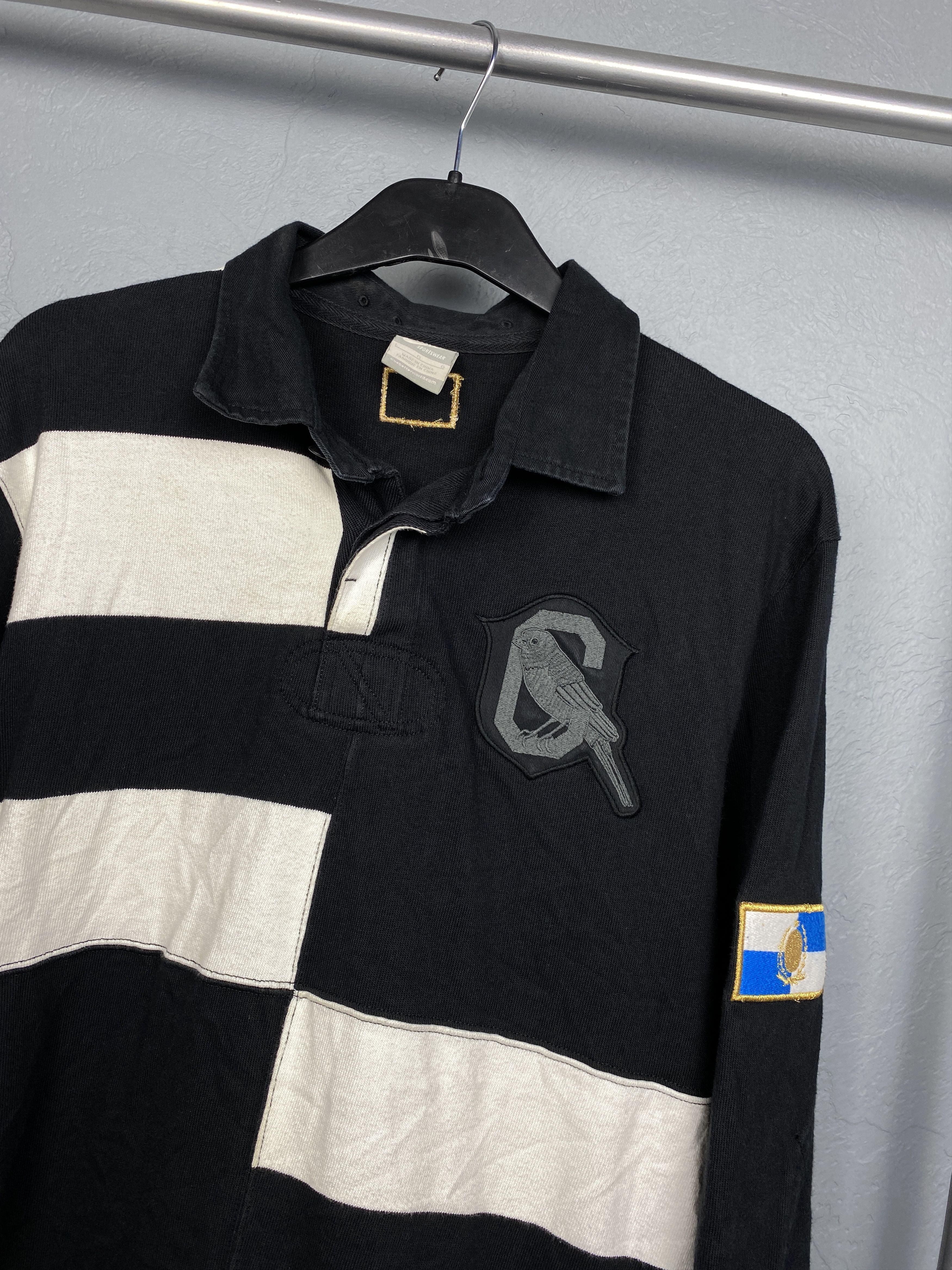 Nike × Vintage Nike Estrela Solitaria Rugby Style Polo Shirt Brazil Y2K Size US L / EU 52-54 / 3 - 2 Thumbnail