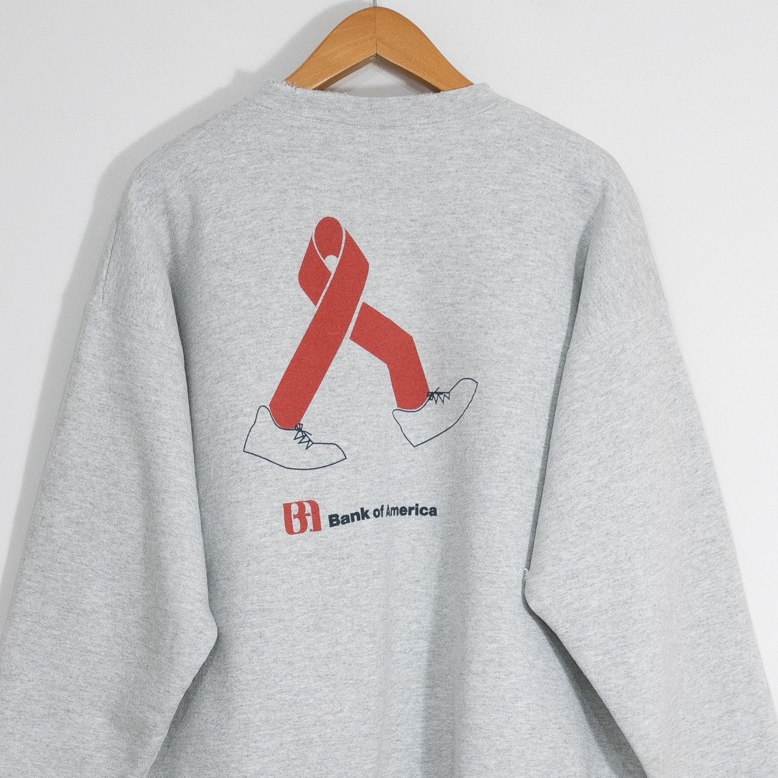 Vintage Vintage 90s San Francisco Aids Walk Sweatshirt Mens XL Size US XL / EU 56 / 4 - 8 Thumbnail