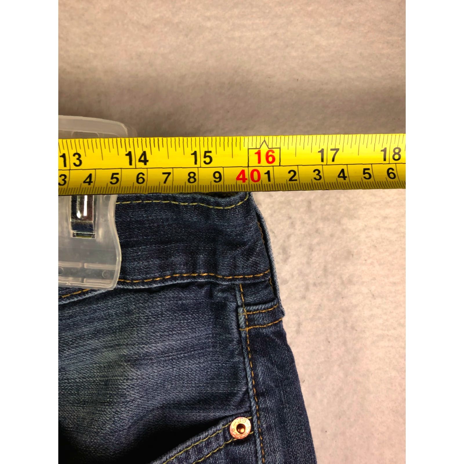 Levi's Levi's 505 Mid Rise Straight Leg Jeans Mens Size W33 L32 Blue Denim Size US 33 - 4 Thumbnail