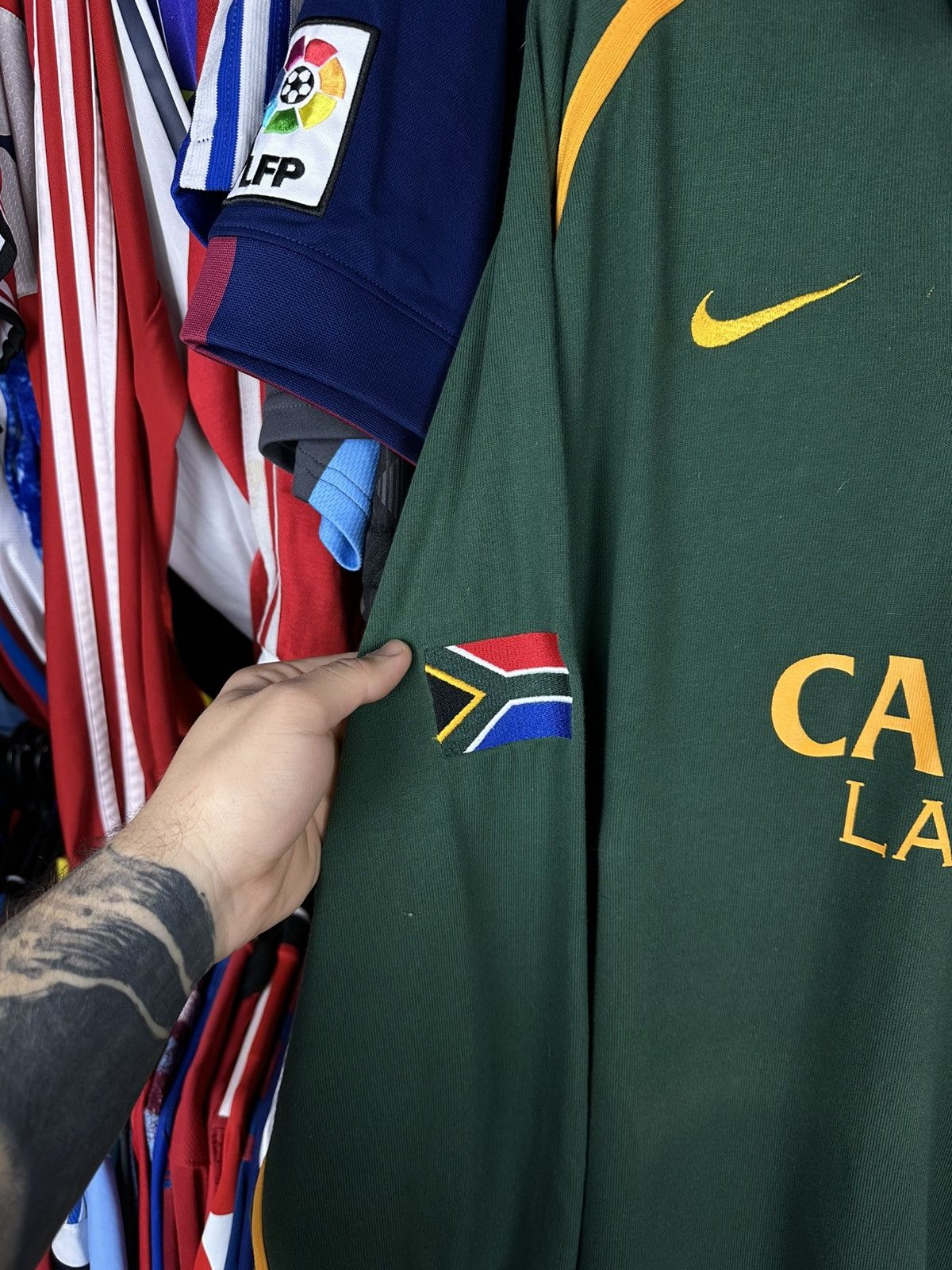 Nike Vintage 90's Nike South Africa Rugby Union L/S Jersey Shirt Size US M / EU 48-50 / 2 - 7 Thumbnail