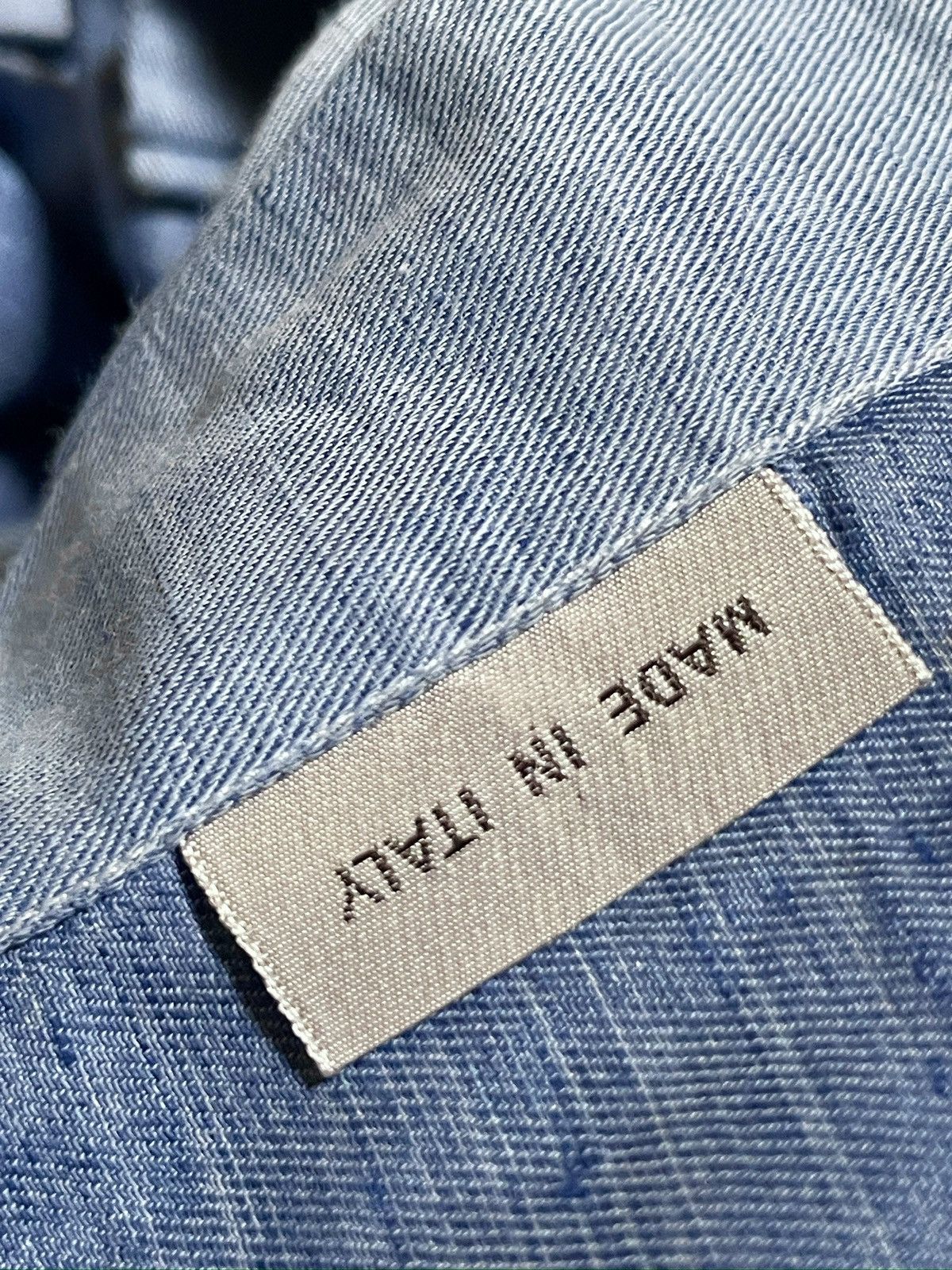 Brioni Brioni Linen Shirt Size US M / EU 48-50 / 2 - 6 Thumbnail