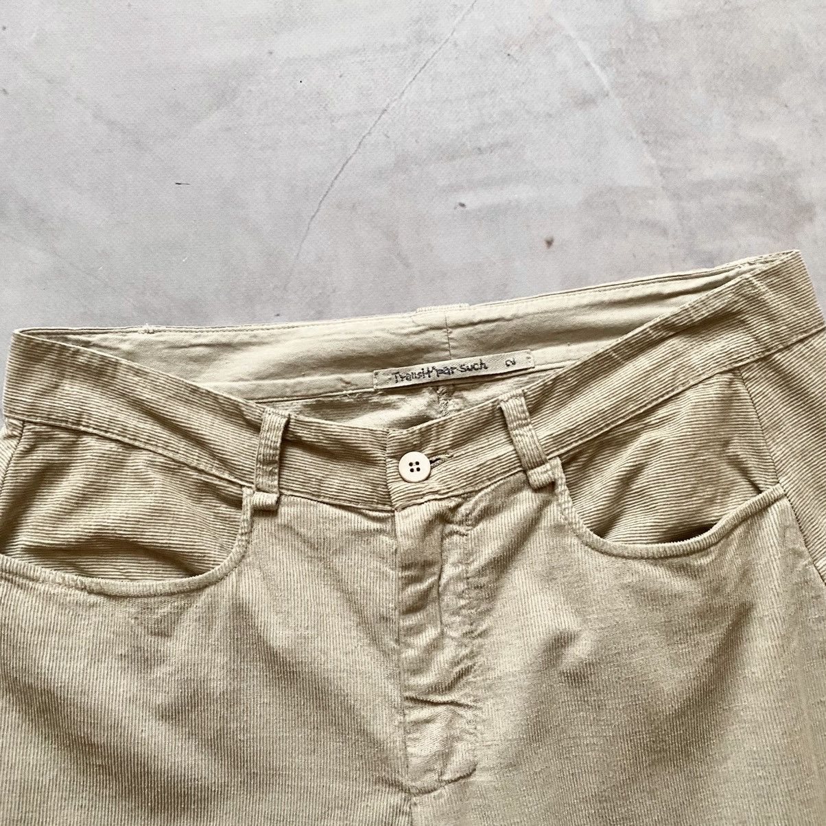 Hysteric Glamour × Undercover Archive Transit Par Such Velvet Linen Cotton Wide Pants Size 30" / US 8 / IT 44 - 5 Thumbnail