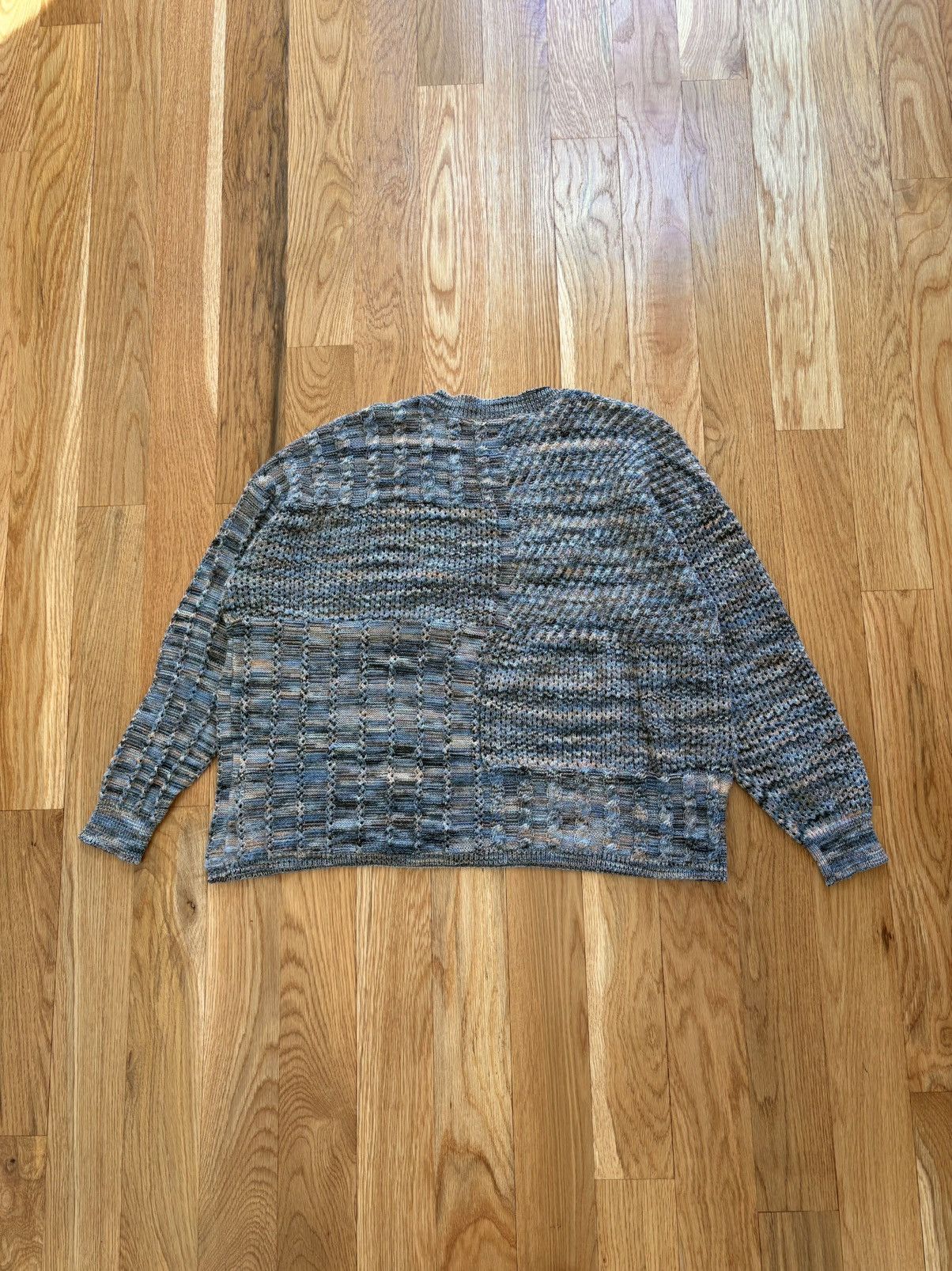 Other John Paul Richard Vintage 90s Y2K Textured 3D Knit Sweater M Size M / US 6-8 / IT 42-44 - 3 Thumbnail