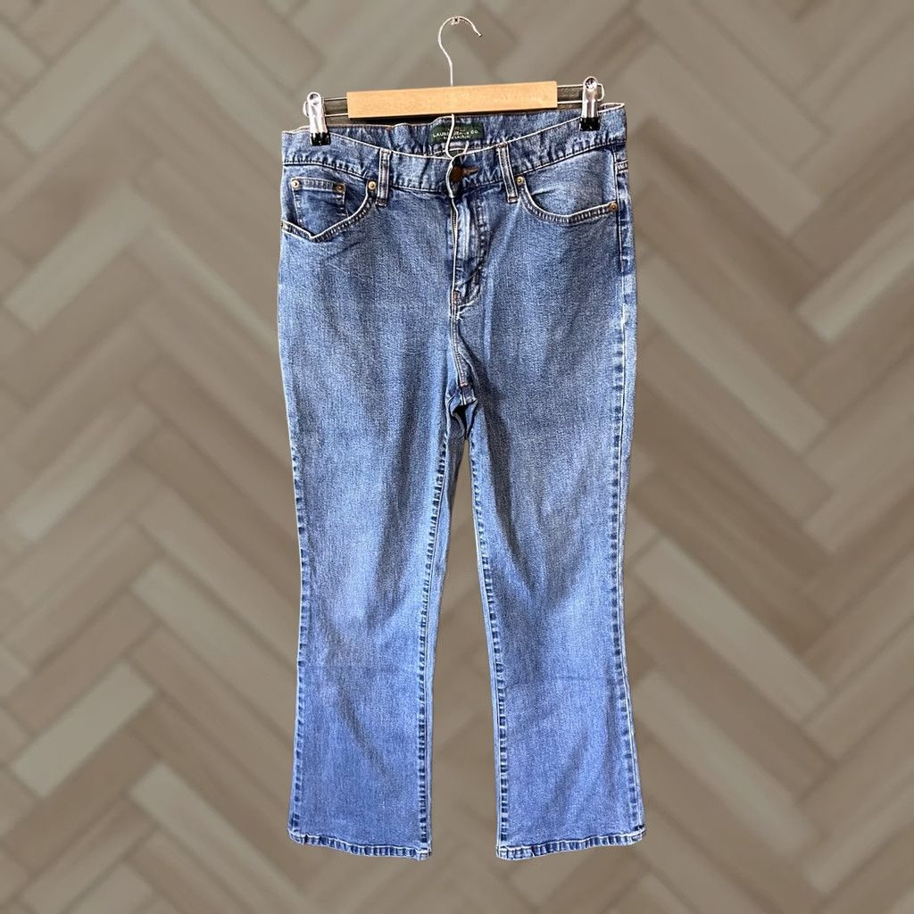 Ralph Lauren Lauren Ralph Lauren Jeans Size 8 Blue Denim Straight Leg Women Size 30" / US 8 / IT 44 - 1 Thumbnail