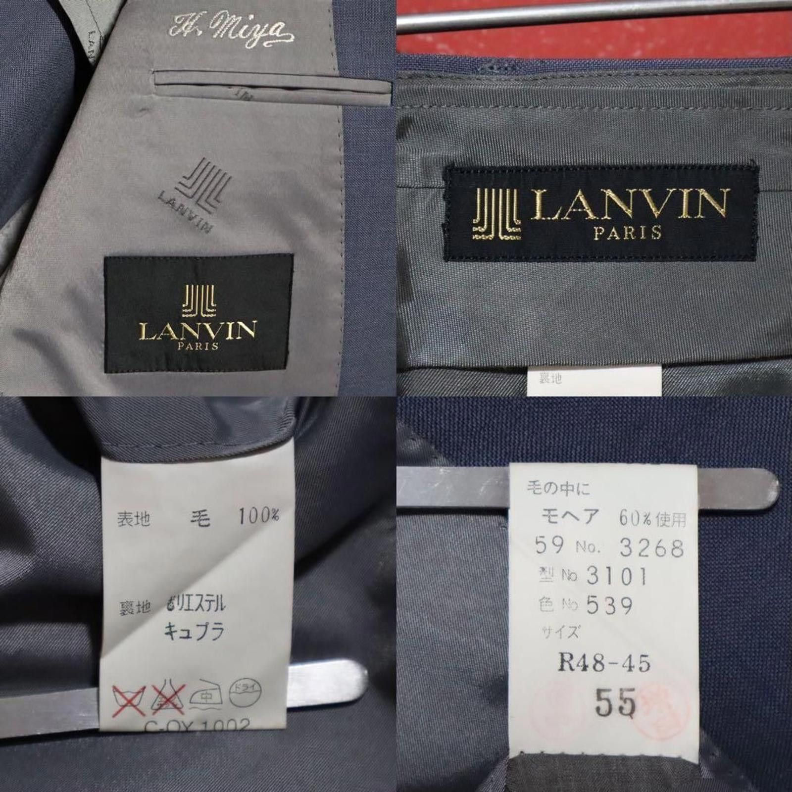 Lanvin Lanvin - Classic Grey Men's Suit Two-Piece Set Size 40R - 8 Thumbnail