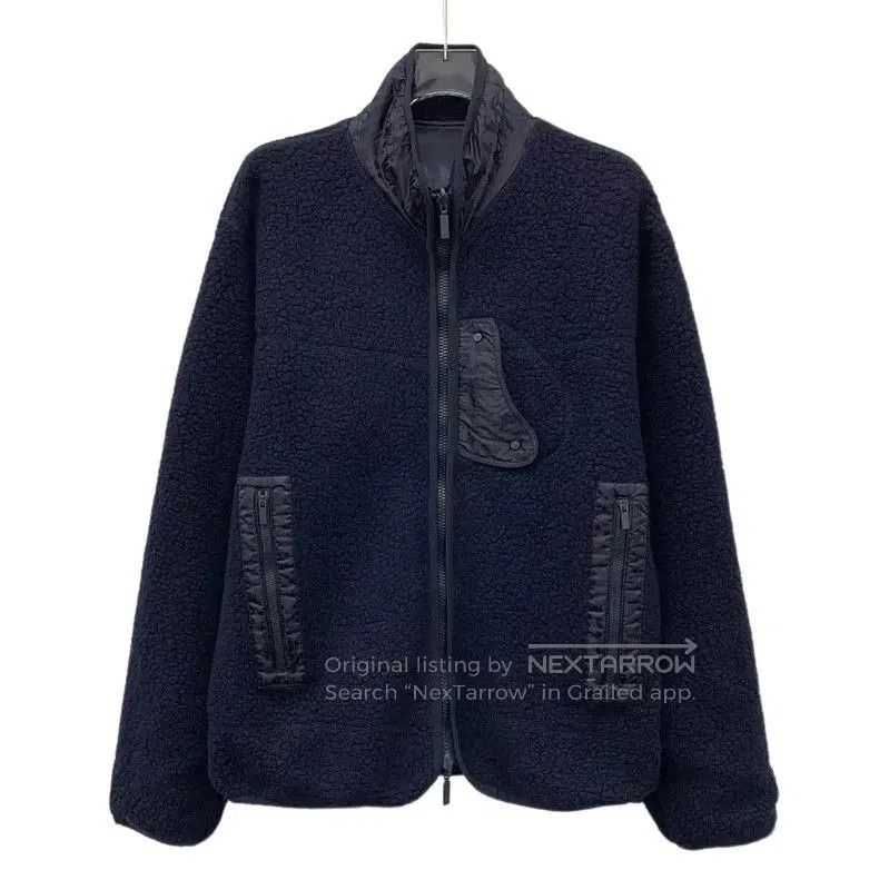 Dior Dior Logo Patterned Navy Wool Men's Jacket . Size US S / EU 44-46 / 1 - 2 Thumbnail