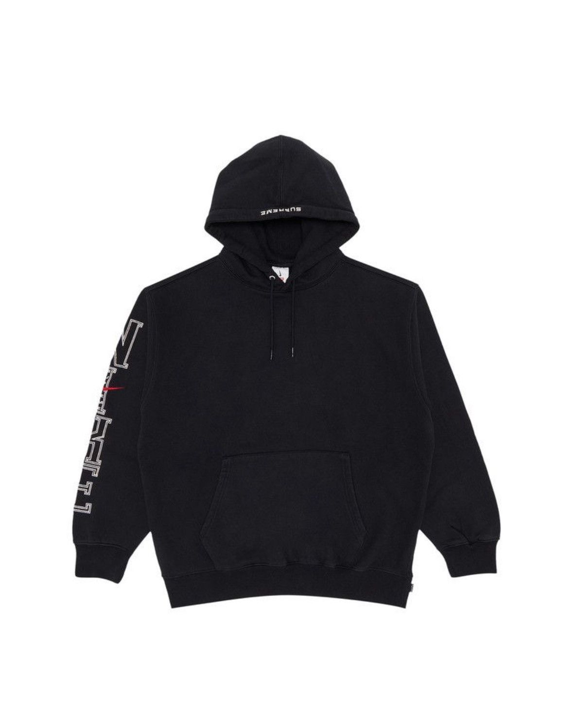 Nike × Supreme Supreme x Nike Black Hoodie Size US S / EU 44-46 / 1 - 1 Thumbnail