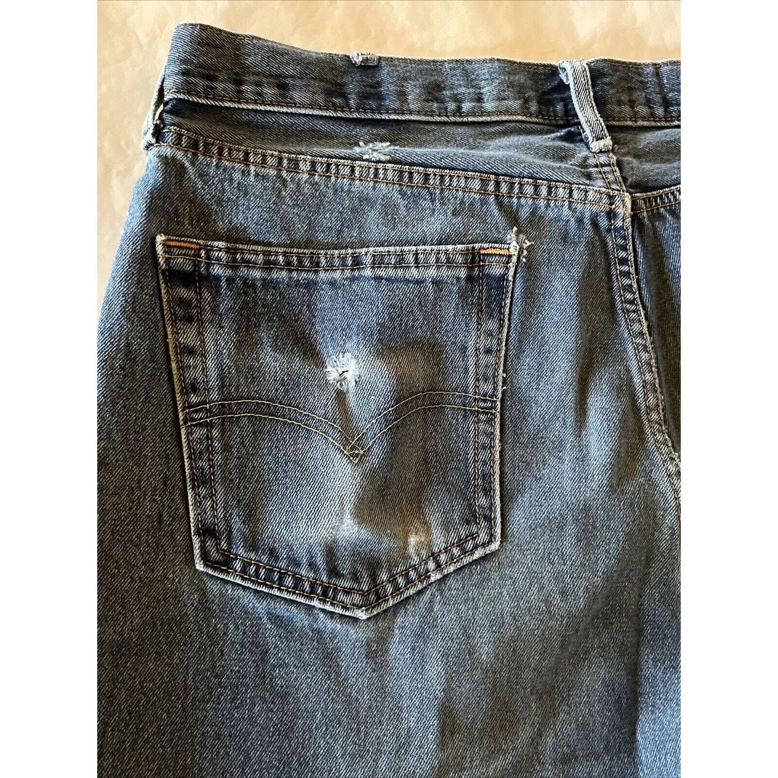 Levi's Levi’s 550 Mens 38x30 Relaxed Fit Med Wash Denim Jeans Blue Size US 38 / EU 54 - 17 Thumbnail