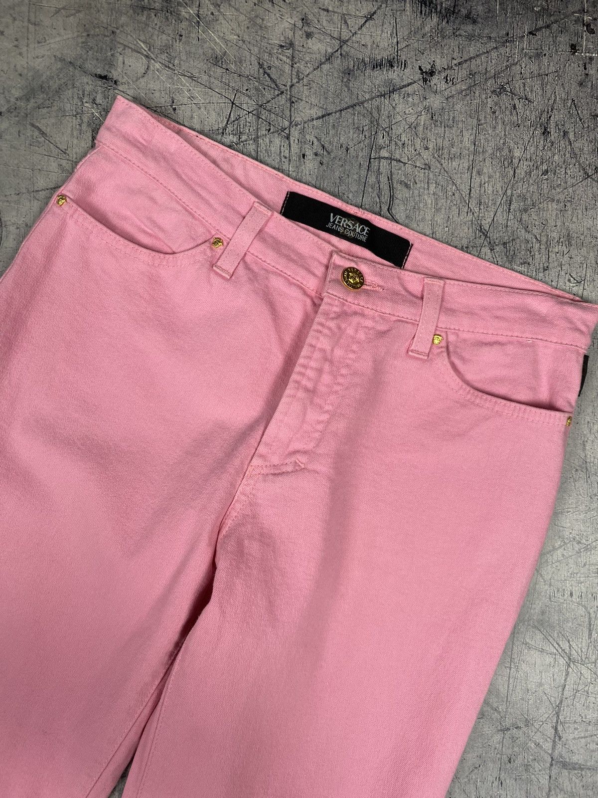 Designer × Versace × Vintage Vintage Versace Couture Jeans Denim Pants Size 28" / US 6 / IT 42 - 6 Thumbnail