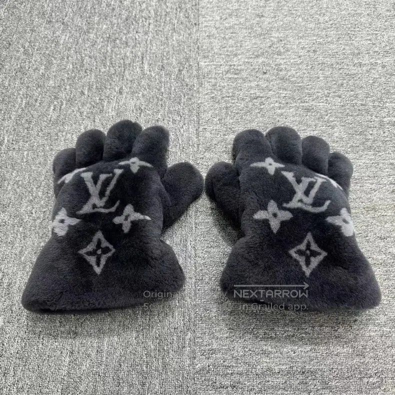 Louis Vuitton Louis Vuitton Bear Gloves With Monogram Design. Size ONE SIZE - 4 Thumbnail