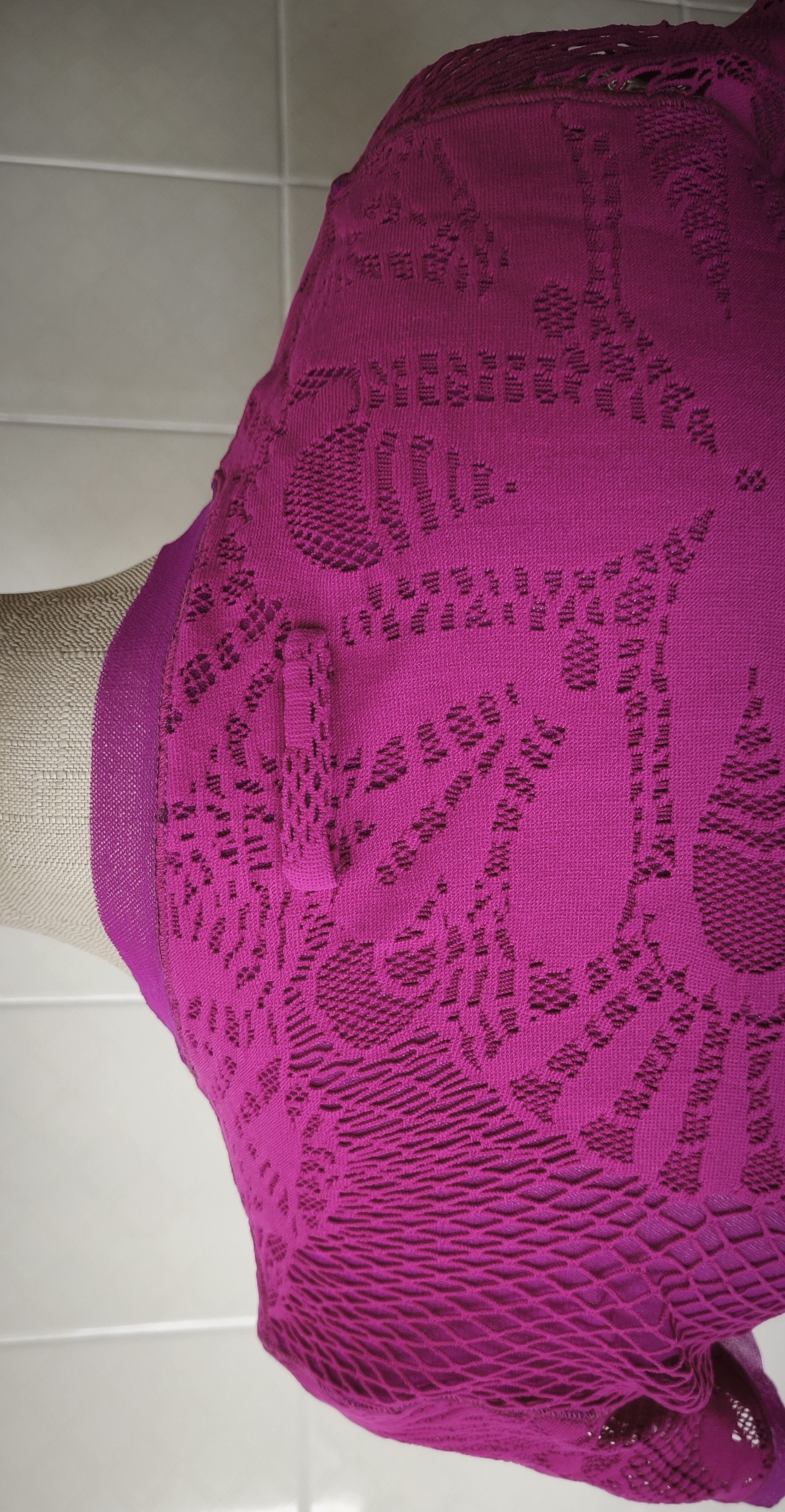 Jean Paul Gaultier SS 2008 - Lace and mesh - top and skirt Size M / US 6-8 / IT 42-44 - 11 Thumbnail