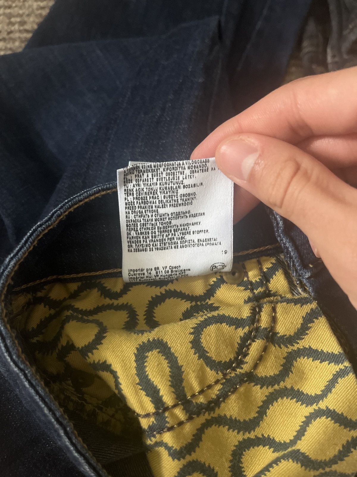 Lee × Vivienne Westwood Vivienne Westwood x Lee Navy Denim Jeans Size 28" / US 6 / IT 42 - 9 Thumbnail