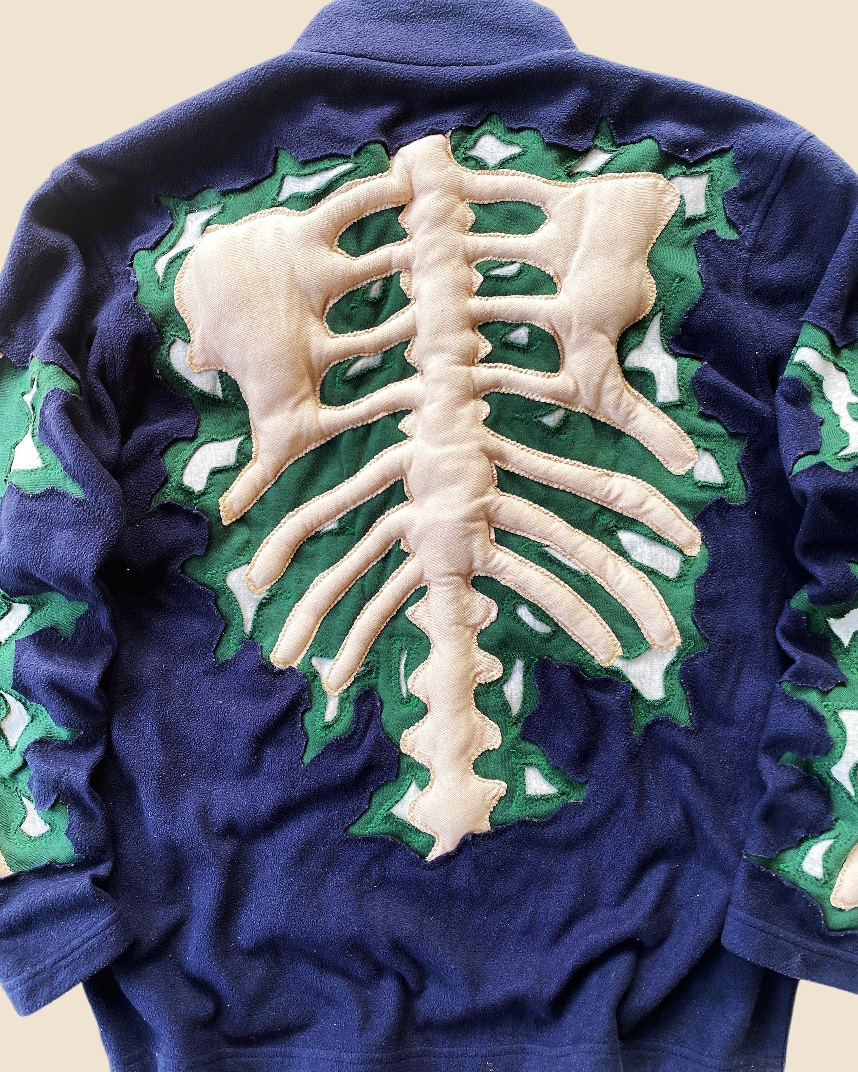 Nike 1 OF 1 REWORKED NIKE CRACKY 3D PUFF SKELETON FLEECE SIZE M Size US M / EU 48-50 / 2 - 7 Thumbnail