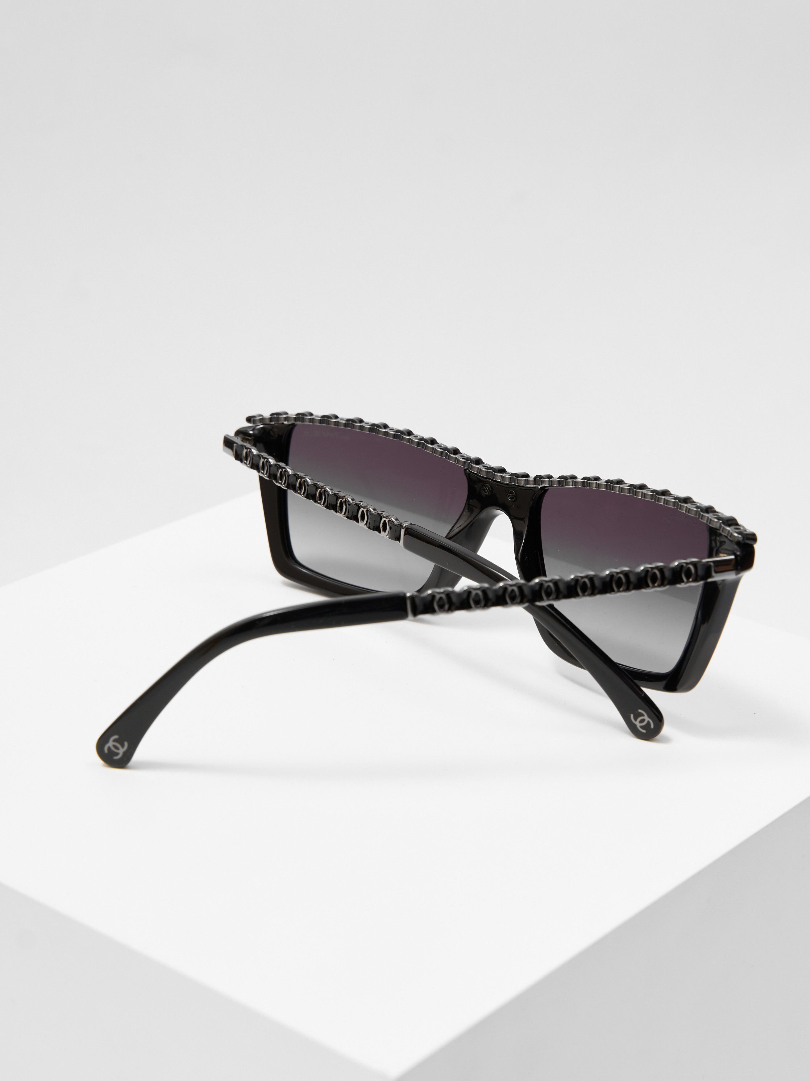 Chanel Chanel 5548-Q Rectangle Sunglasses Size ONE SIZE - 10 Thumbnail