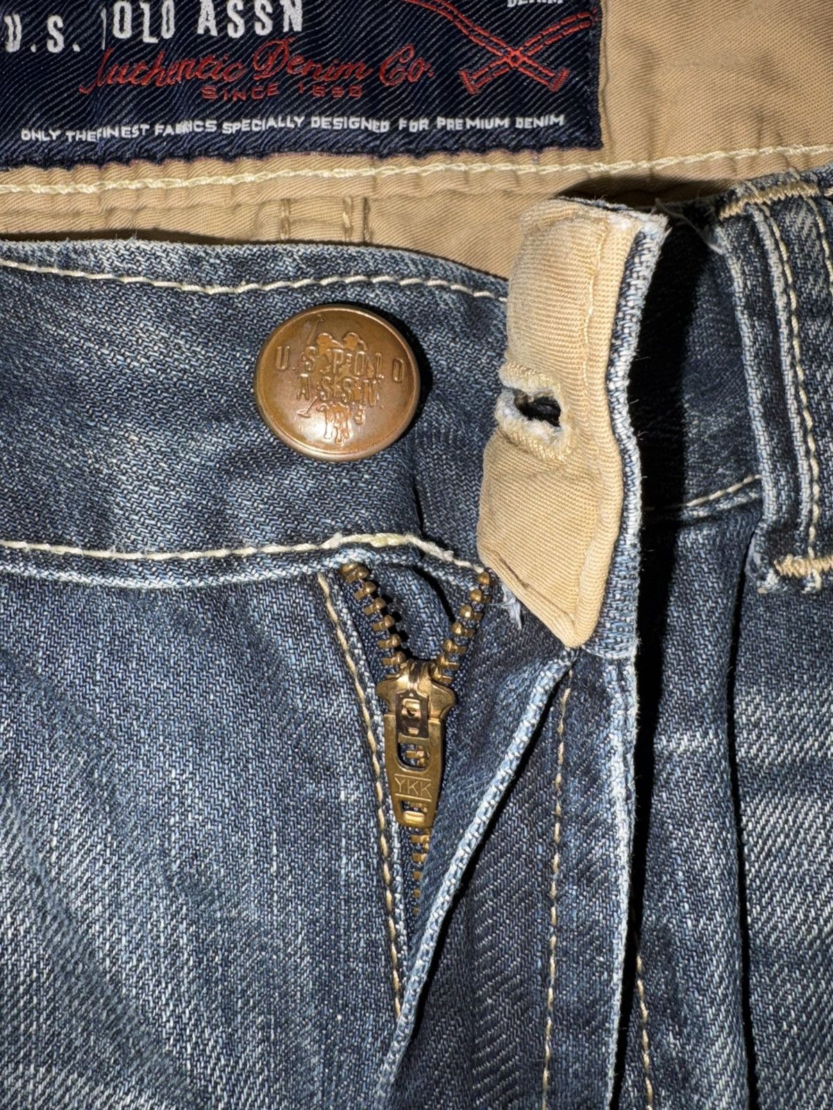 Polo Ralph Lauren U.S. Polo Assn. Authentic Denim Co. Jeans 36x34 Straight Leg Size US 36 / EU 52 - 4 Thumbnail