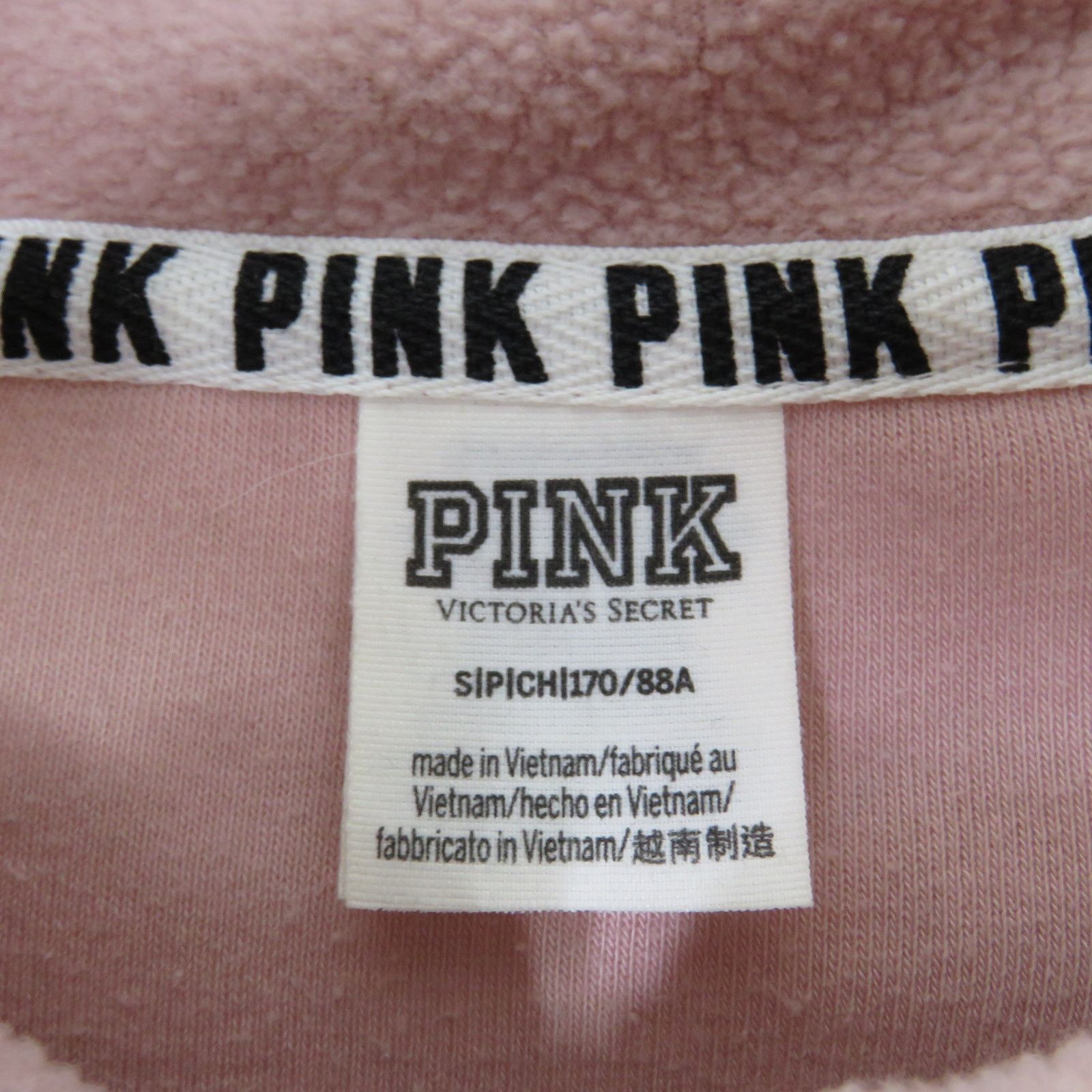 Pink Y2k PINK Victoria's Secret Pink Half Zip Pullover Small Size S / US 4 / IT 40 - 4 Thumbnail