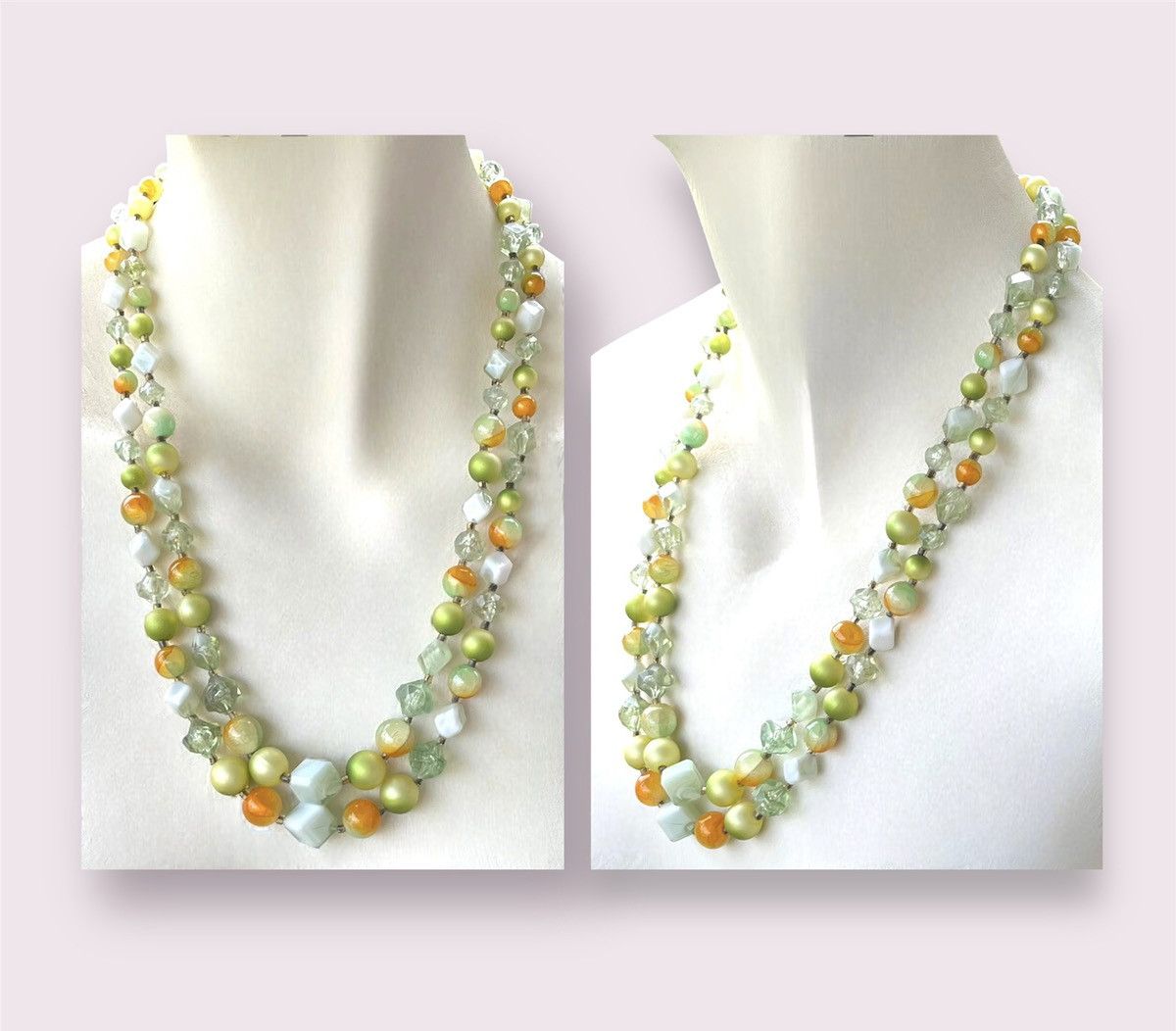 Vintage Vintage Necklaces Multi Colour Bead Nested Jewelry Lot Size ONE SIZE - 4 Thumbnail
