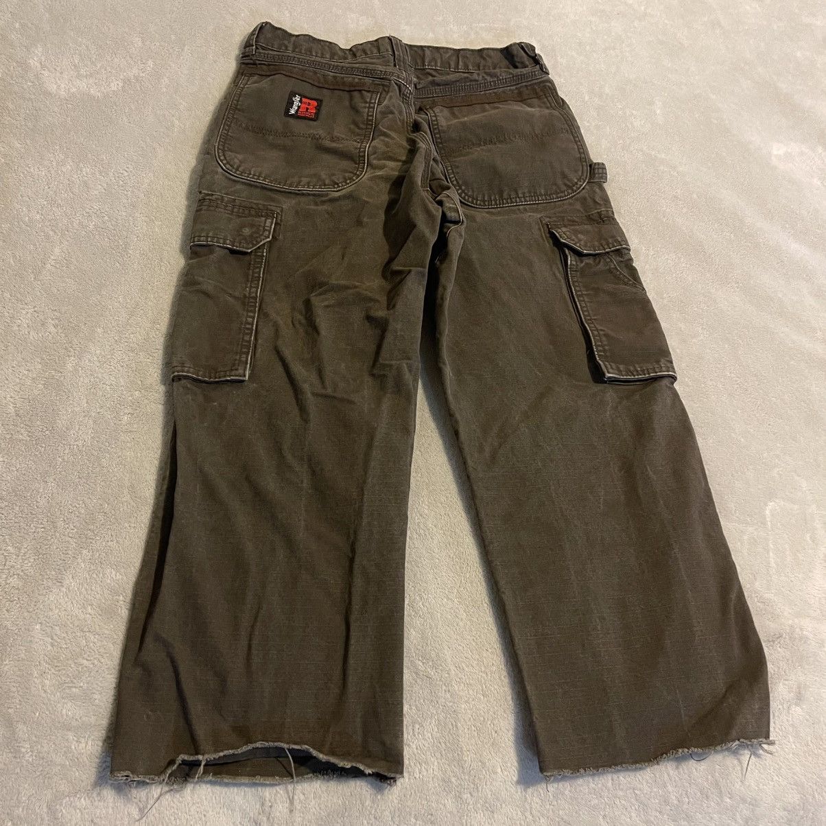 Wrangler Wrangler Riggs Cargo Workwear Pants Men 30x32 Brown Utility Size US 30 / EU 46 - 2 Thumbnail