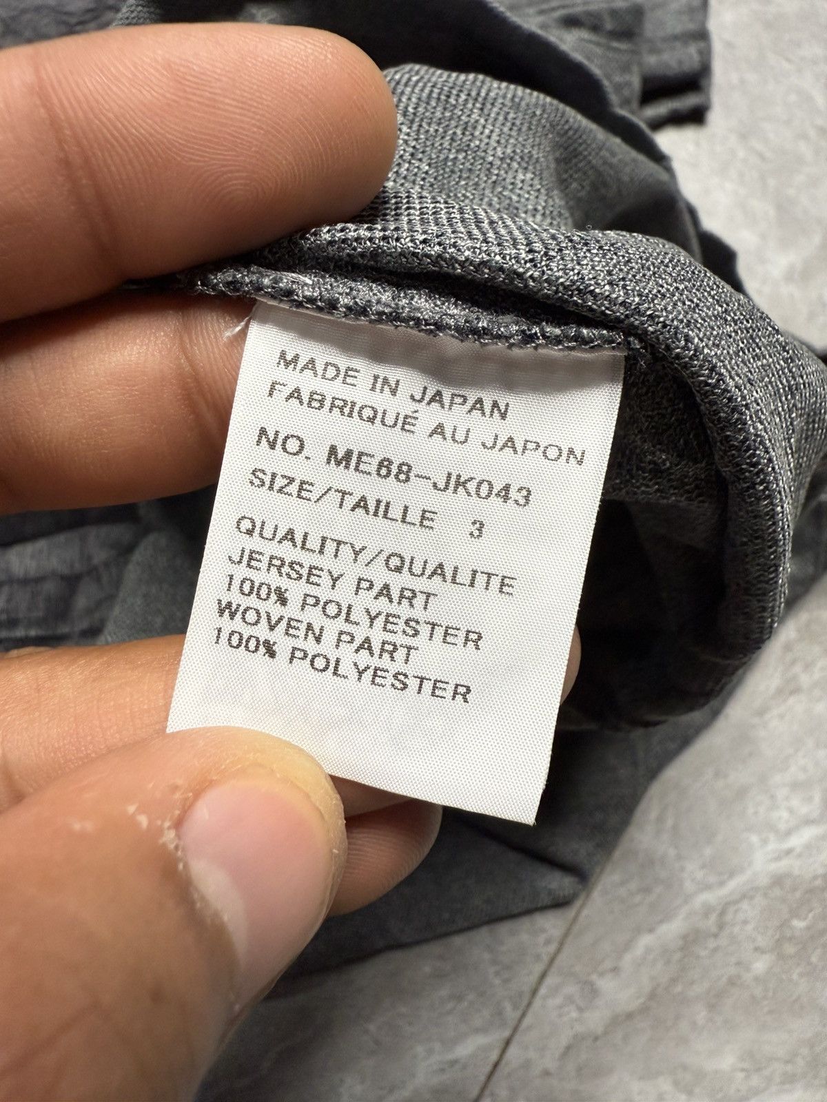 Issey Miyake Issey Miyake Men F/W 16 Wrinkled Pleated Tee Size US L / EU 52-54 / 3 - 7 Thumbnail