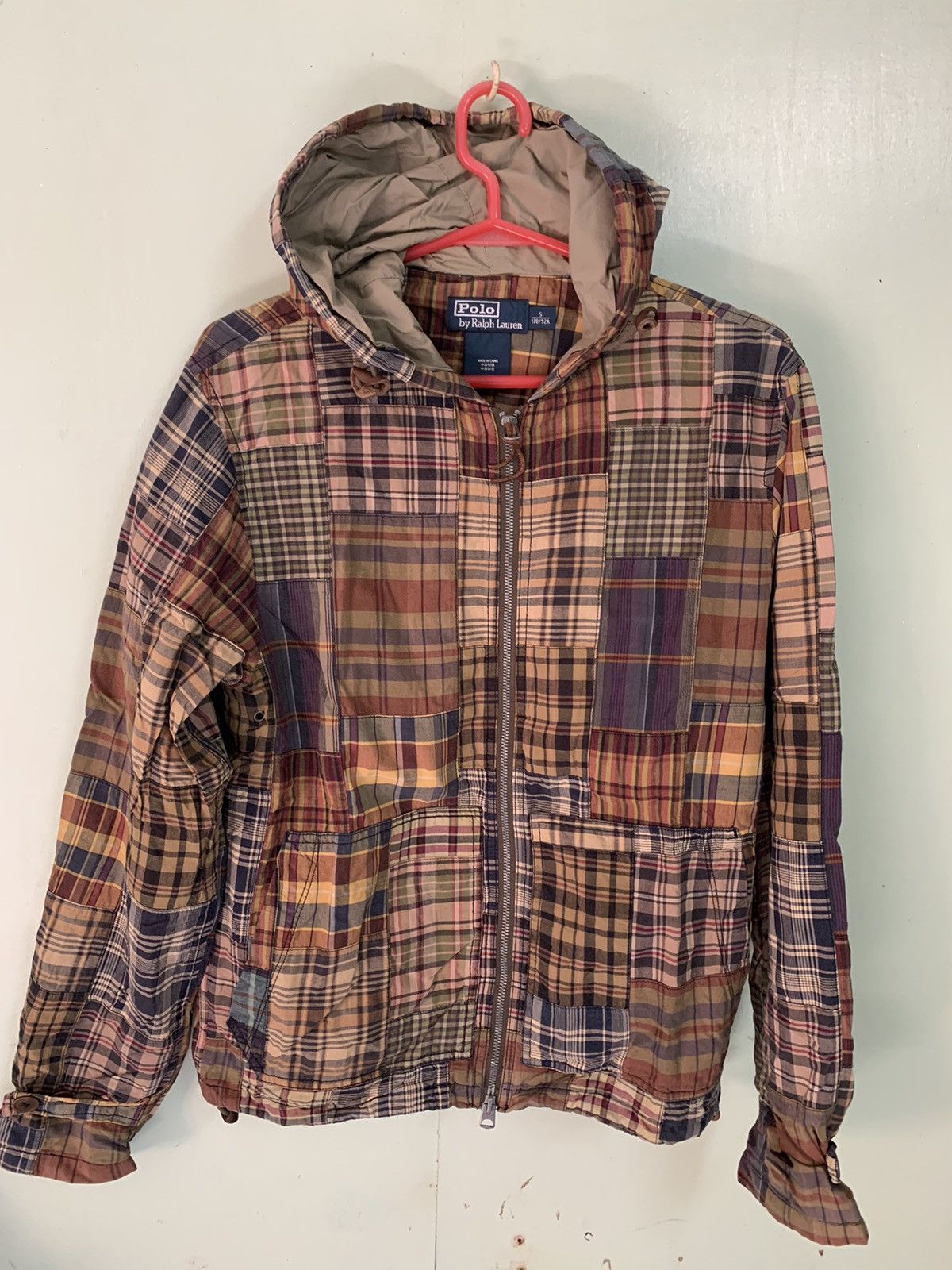 image of Polo Ralph Lauren Ralph Laurent Patchwork Jacket, Men's (Size Small)