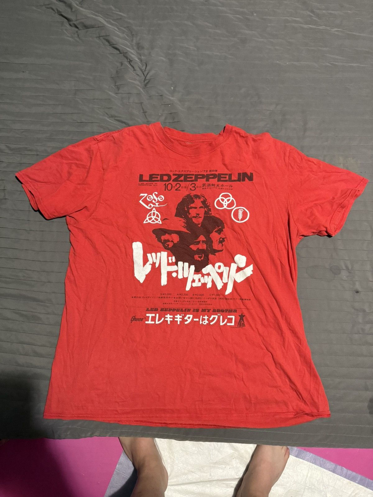 Led Zeppelin Very nice Size US M / EU 48-50 / 2 - 1 Thumbnail