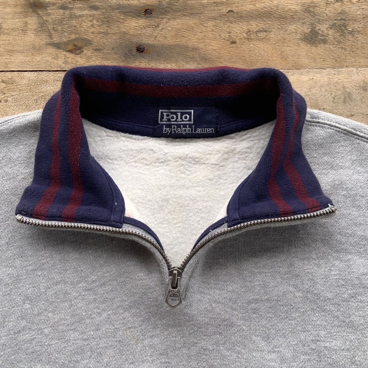 Polo Ralph Lauren Vintage Polo Ralph Lauren Sweatshirt HalfZipper Size US S / EU 44-46 / 1 - 4 Thumbnail