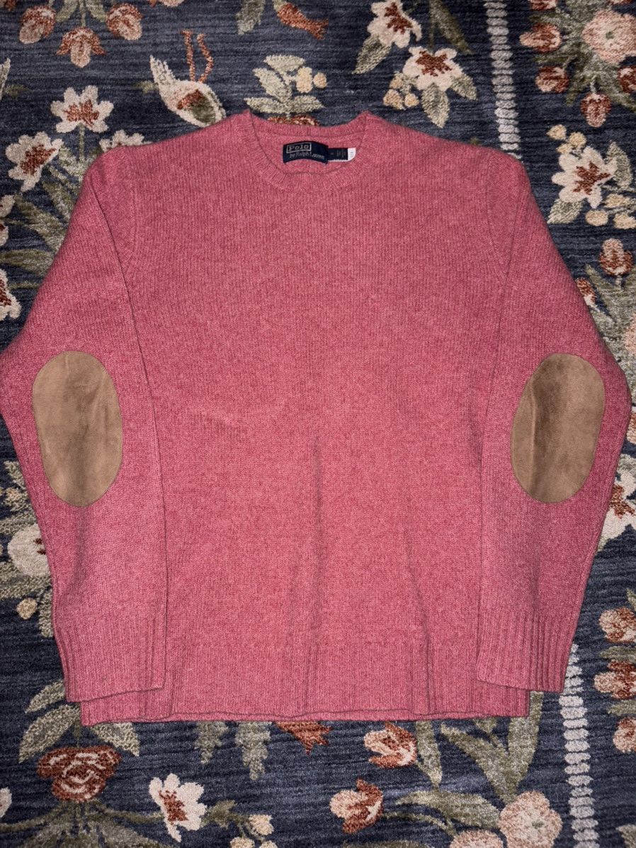 Polo Ralph Lauren Polo Ralph Lauren Vintage Men’s Pink Wool/Cashmere Sweater M Size US M / EU 48-50 / 2 - 1 Thumbnail