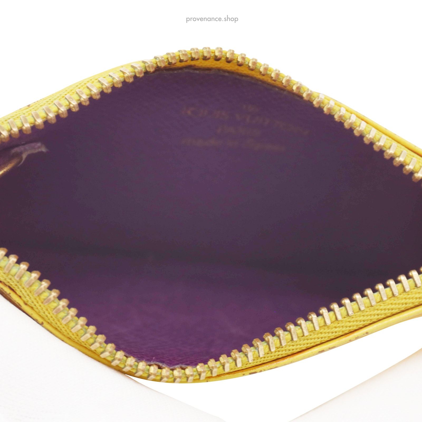 Louis Vuitton 🔴 Louis Vuitton Key Pouch Cles - Tassil Yellow Epi Leather Size ONE SIZE - 7 Thumbnail