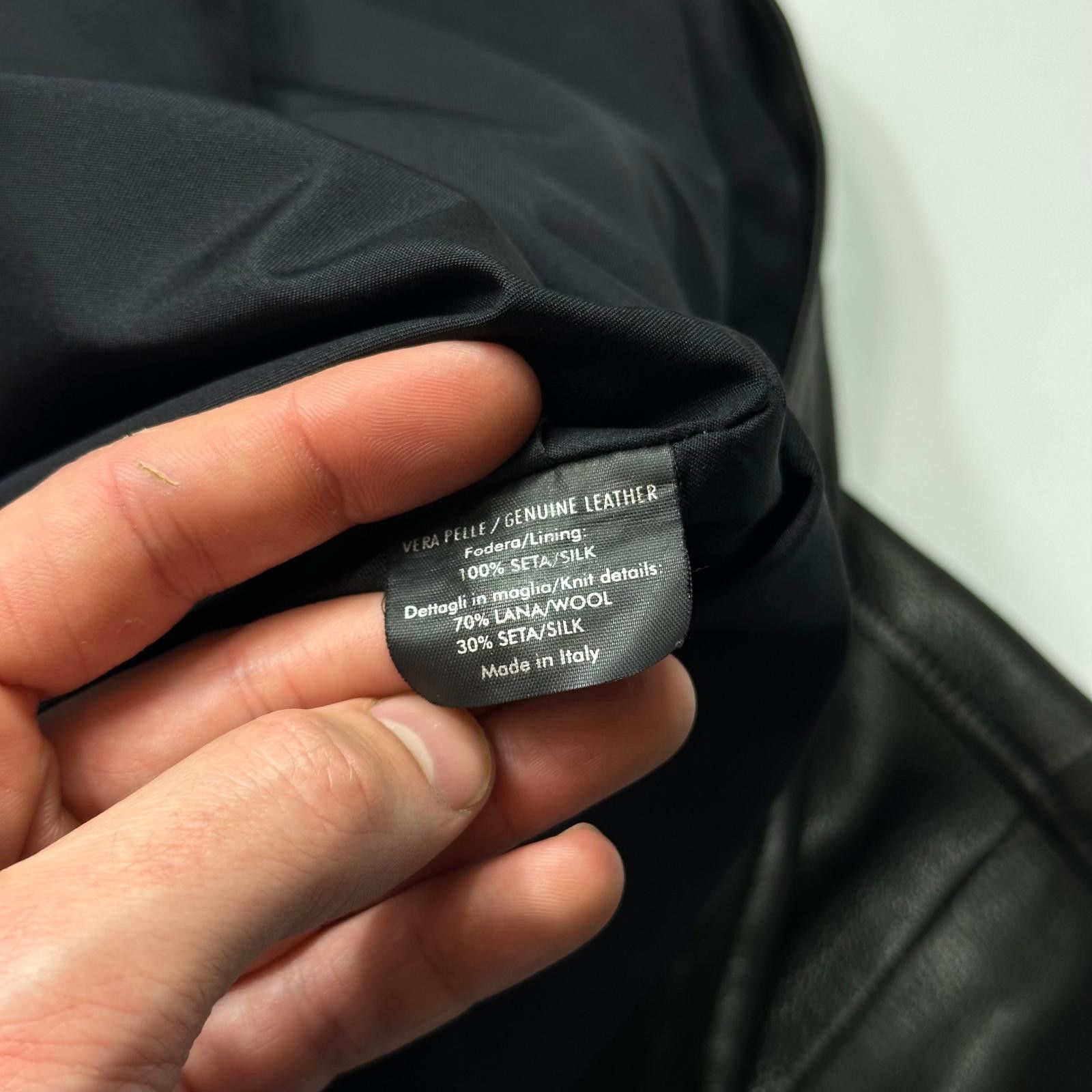 Gucci Gucci by Tom Ford FW03 Leather Silk Pleat Flight Jacket M/L Size US M / EU 48-50 / 2 - 12 Thumbnail