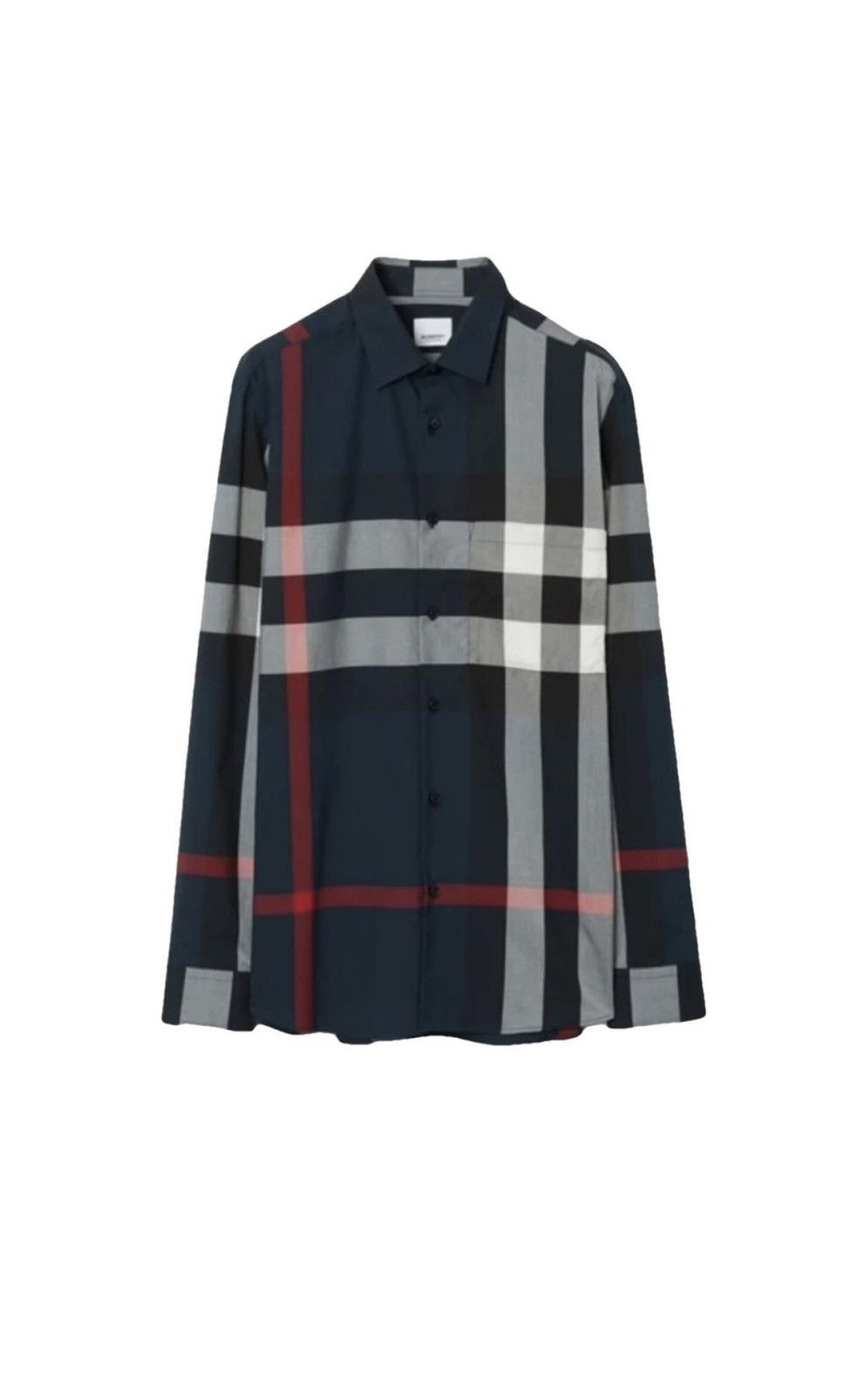 Burberry BURBERRY tartan Navy shirt medium Size US M / EU 48-50 / 2 - 1 Thumbnail