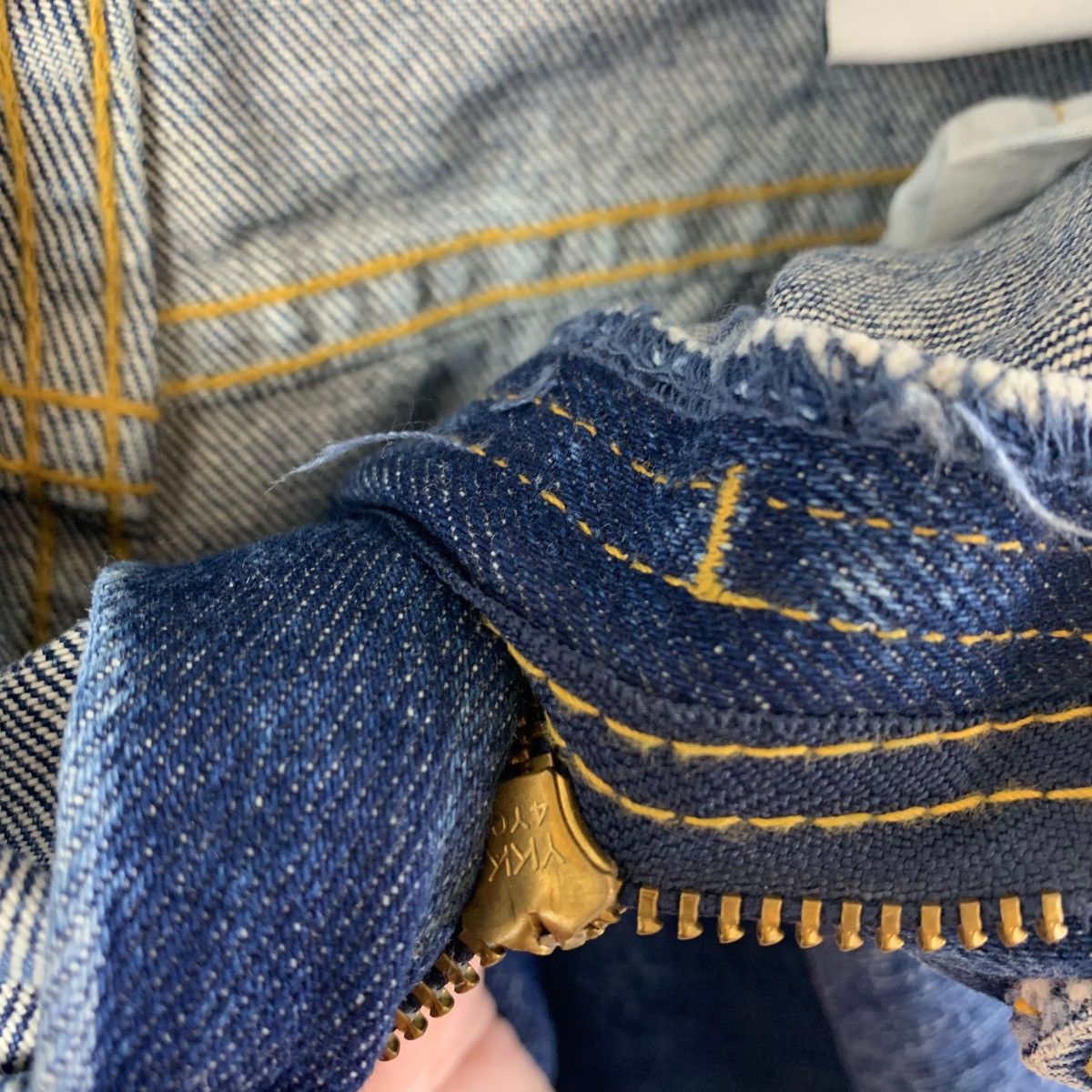 Calvin Klein × Vintage Vintage CALVIN KLEIN Straight cut blue jeans Size US 33 - 15 Thumbnail