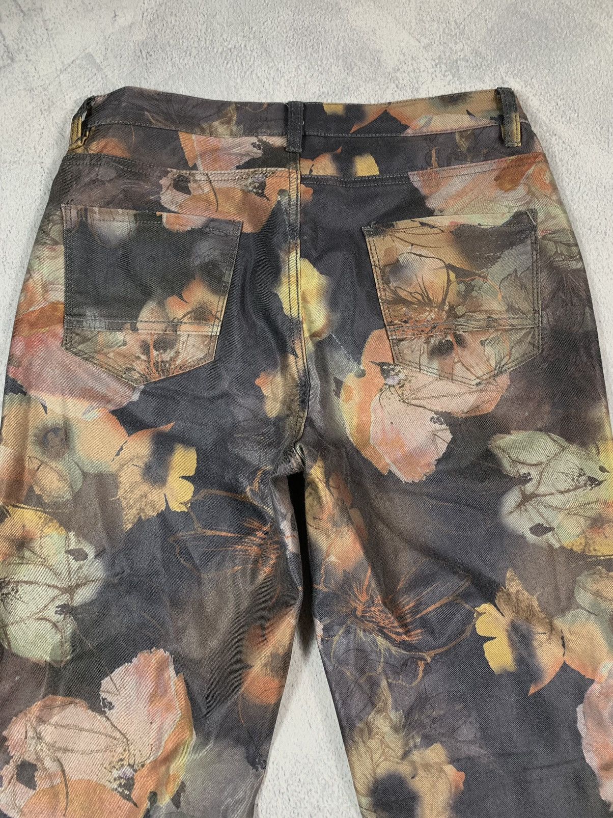 Other Vintage Y2K Japanese floral denim jeans pants streetwear Size 30" / US 8 / IT 44 - 7 Thumbnail