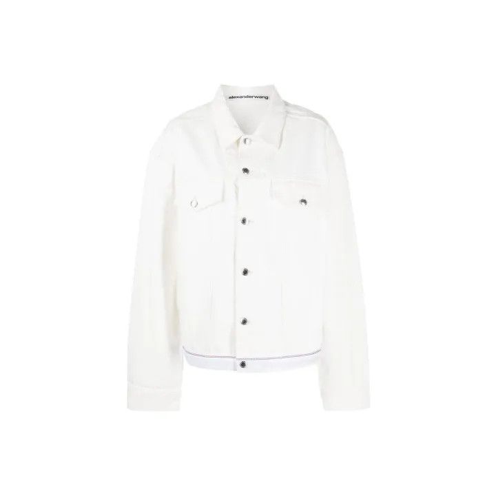 Alexander Wang Alexander Wang White Long Sleeve Jacket 0079 Size XS / US 0-2 / IT 36-38 - 1 Thumbnail