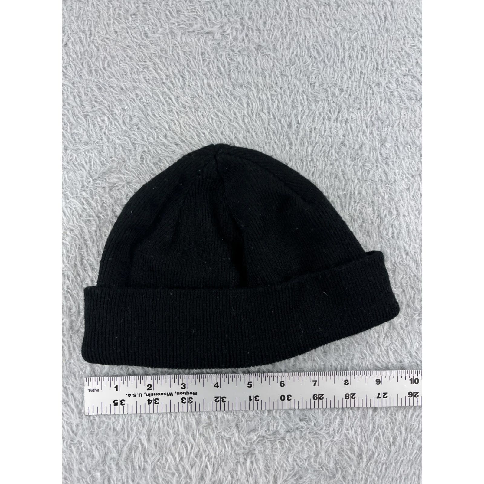 Adidas adidas Beanie Knit Adult One Size Black 100% Acrylic Winter Ski Hat/Cap Mens Beanie Winter Ski Logo Outdoors Size ONE SIZE - 4 Thumbnail