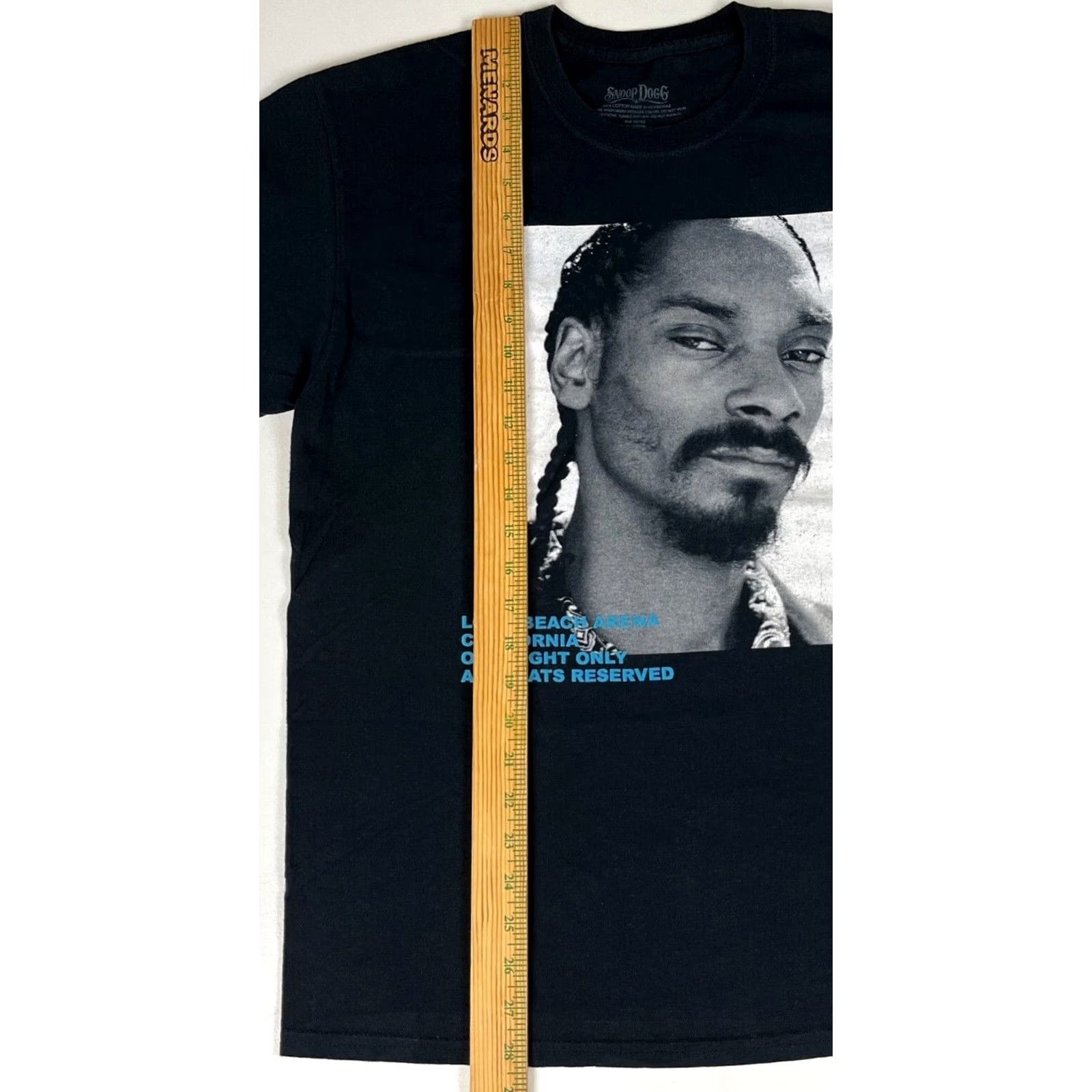 Vintage Snoop Dogg Long Beach California One Night Only T-Shirt Rap Sz L Men's Black Graphic Print 2019 Vintage/Concert Era Size US L / EU 52-54 / 3 - 6 Thumbnail
