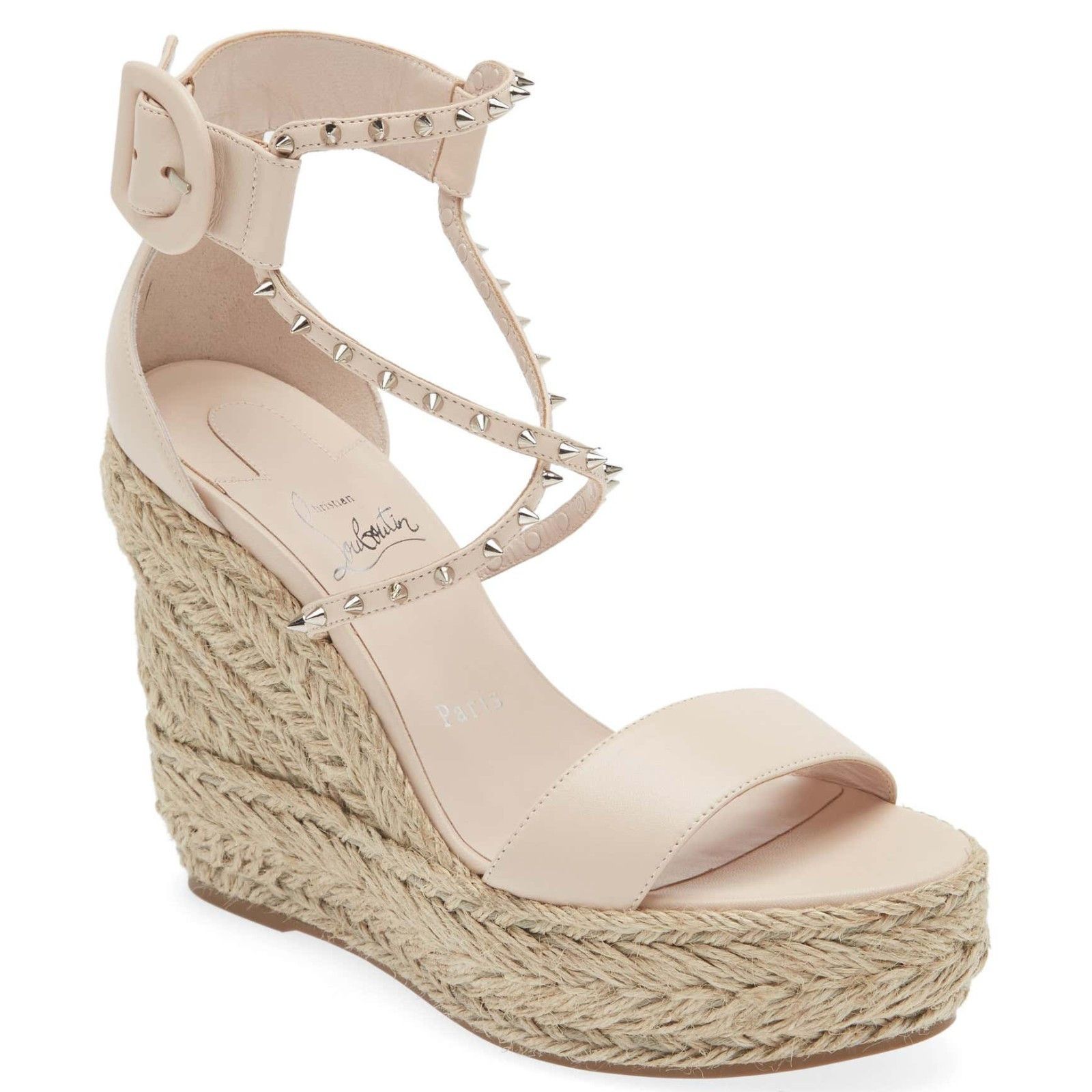 Christian Louboutin Chocazeppa Spikes Espadrille Sandals size EU 40 / US 10 NEW Size US 10 / IT 40 - 1 Thumbnail