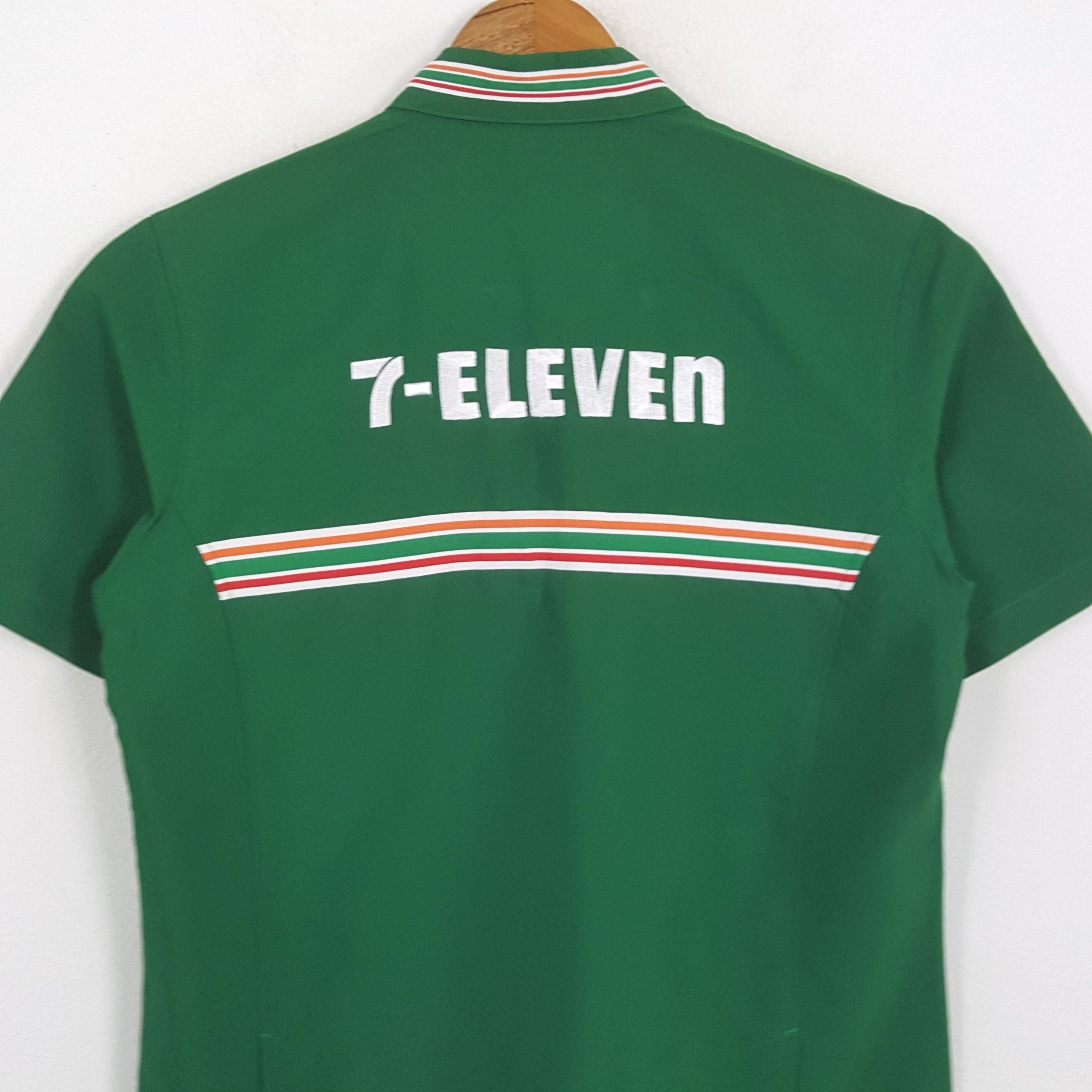 Japanese Brand × Vintage Vintage 7-ELEVEn Japanese Workers Uniform Shirt Jacket Size US M / EU 48-50 / 2 - 2 Thumbnail