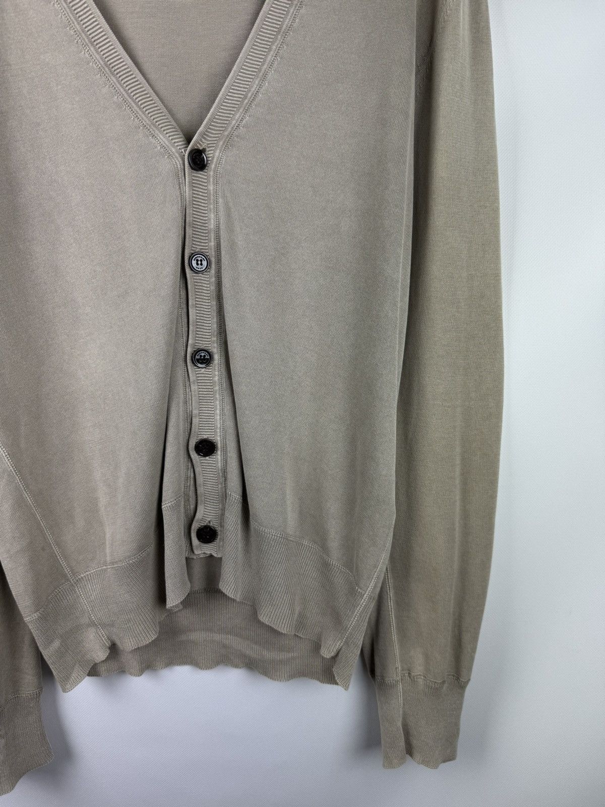 Burberry Burberry Brit Men’s Garment Dyed Cotton Cardigan Sweater Size US M / EU 48-50 / 2 - 7 Thumbnail