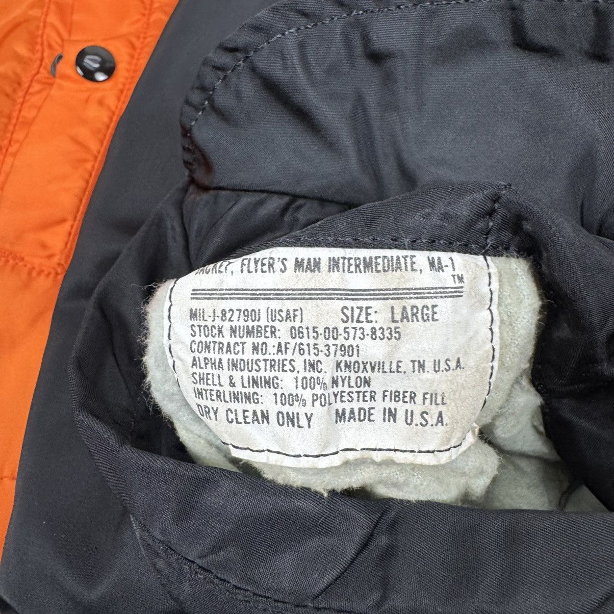 Alpha Industries 🌟ALPHA INDUSTRIES MA-1 FLYERS BOMBER JACKET Size US L / EU 52-54 / 3 - 10 Thumbnail