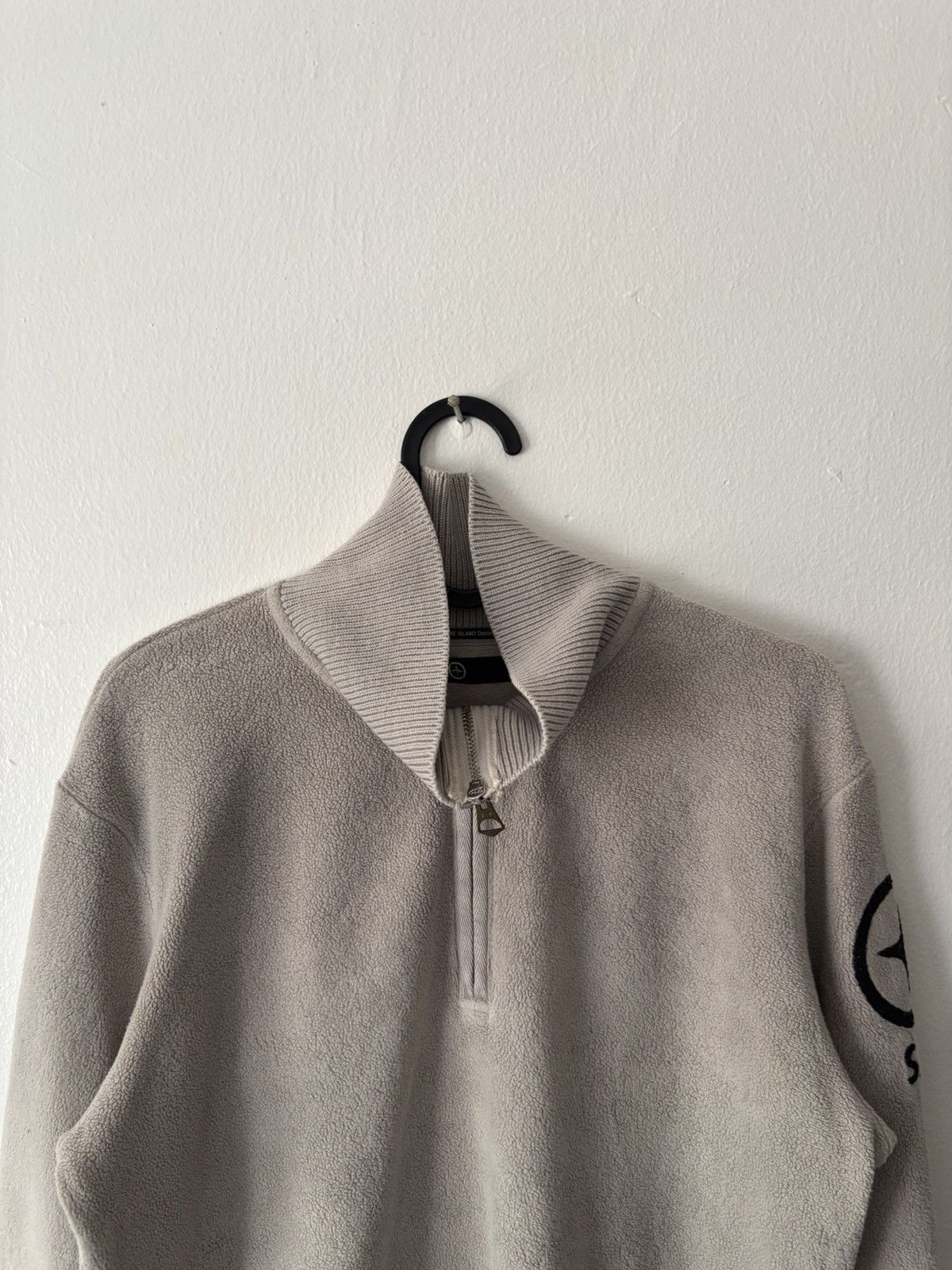 Stone Island AW06 STONE ISLAND DENIMS QUARTER ZIP FLEECE SWEATSHIRT (S) Size US S / EU 44-46 / 1 - 2 Thumbnail